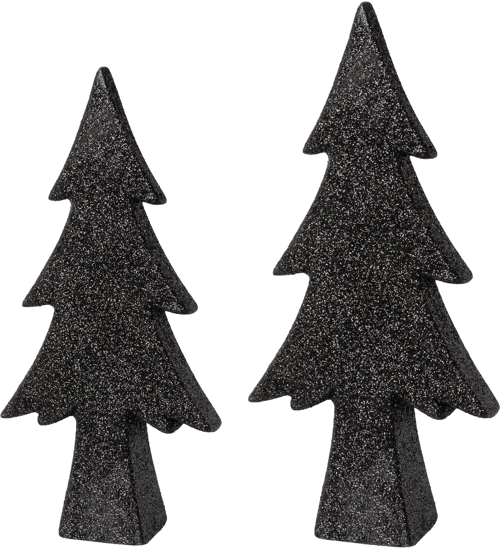 Image of Creativ home Dekobaum, (Set, 2 St.), Tannenbaum aus Keramik, Höhe ca. 15 und 22,5 cm bei Ackermann Versand Schweiz