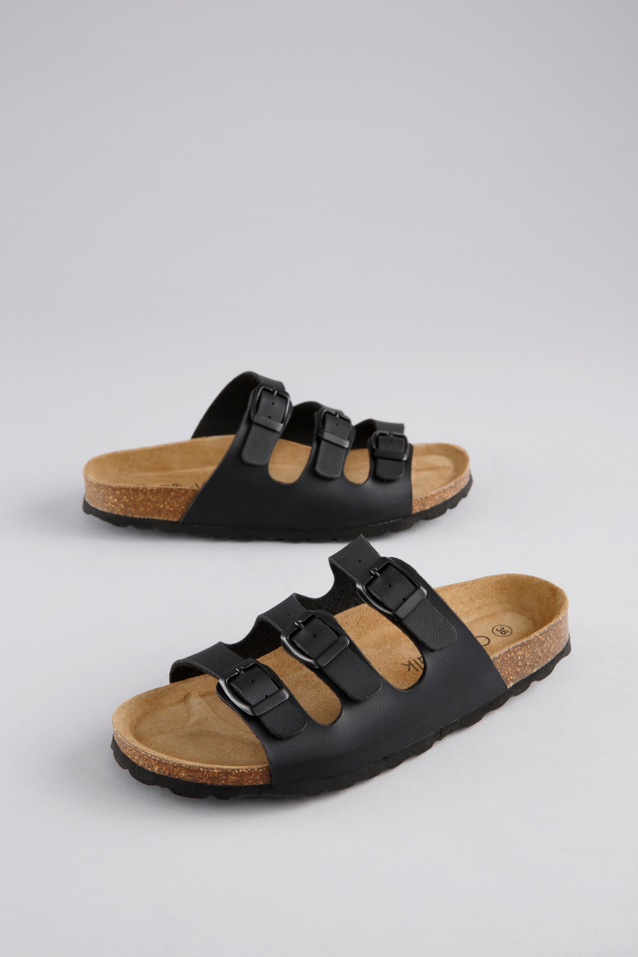 Aniston SHOES Pantolette, Gartenschuh, Berufsschuh, Hausschuh mit Veloursleder-Fussbett