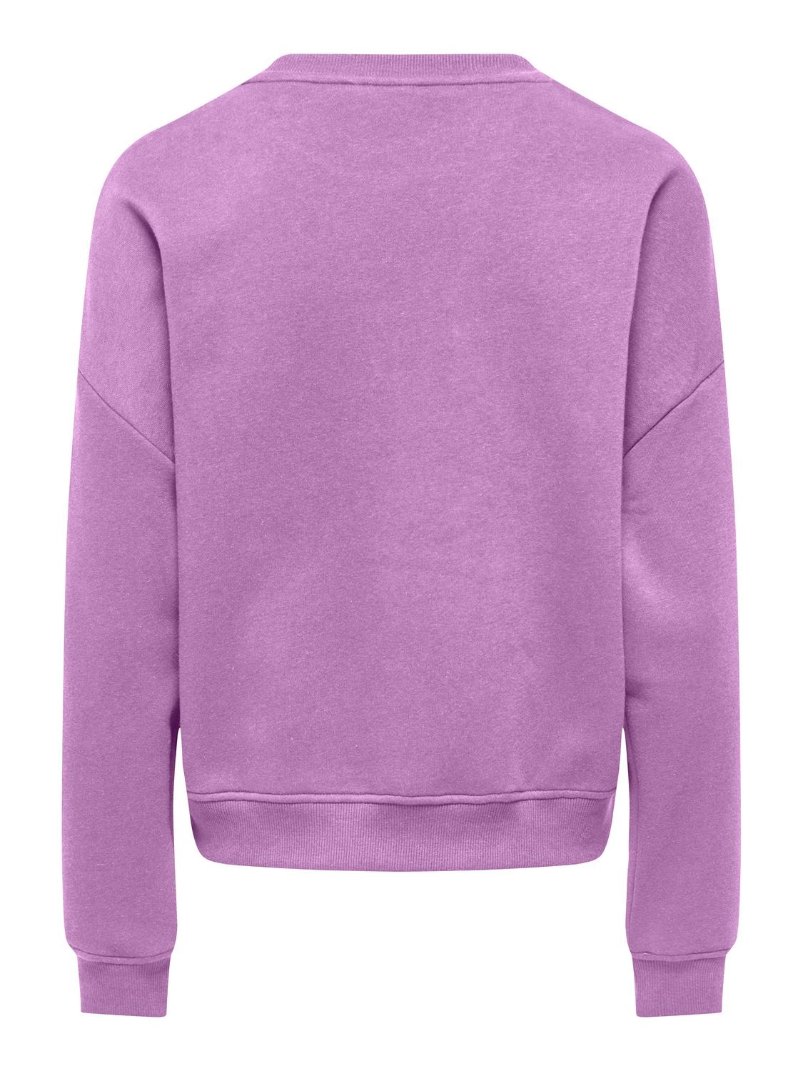 ONLY Sweatshirt »ONLSWEAT L/S CREW OVERSIZE SWT«, Baumwollmischung, loose fit, Rundhals

