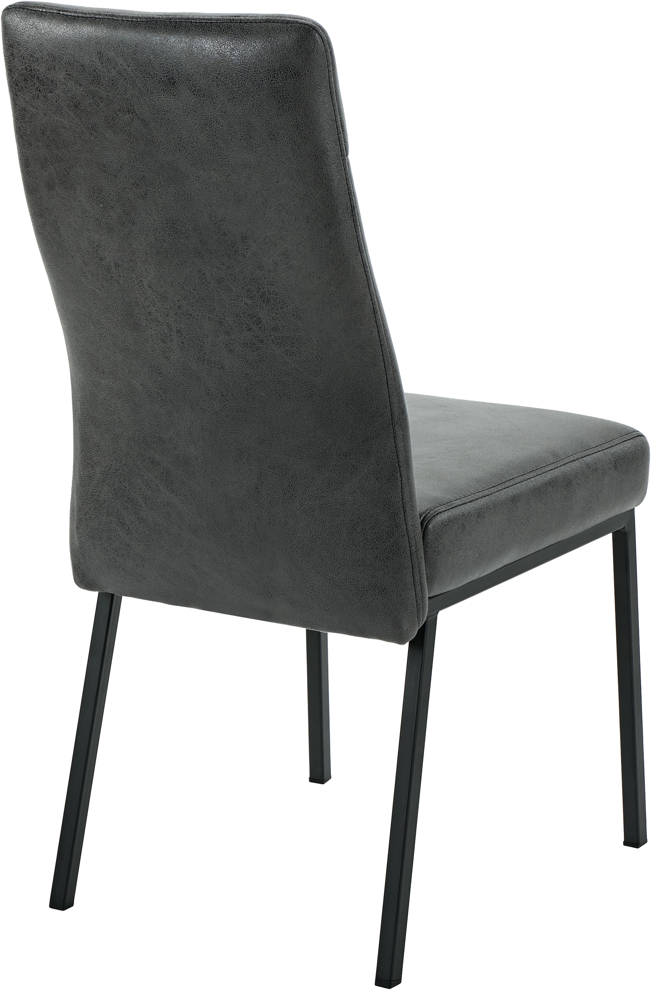 HELA Chaise à 4 pieds »CATANIA« (Ensemble) 1 cuis4-Fuss, Federkorb, Vierkantrohrgestell, 140kg belastbar, Vintage Optik