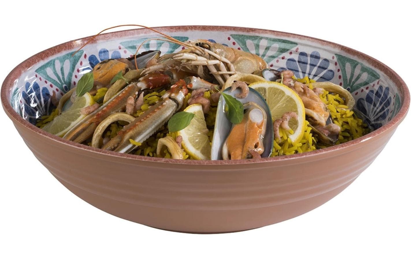 APS Schüssel »Arabesque« aus Melamin Mediterraner Stil, Ø 31 cm, 3 Liter Inhalt, spülmaschinengeeignet
