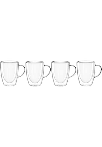 Latte-Macchiato-Glas »Duo 300ml«, (4 tlg.)