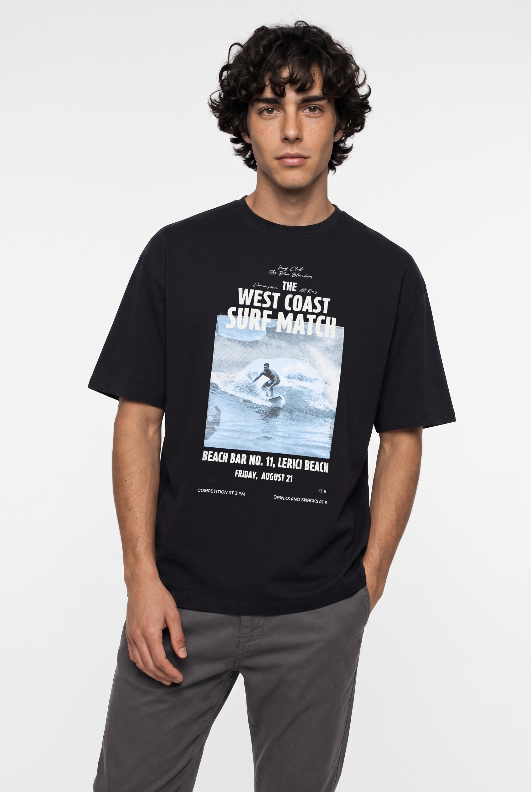 Image of Blend T-Shirt "BHKYROS GRAPHIC S/S TEE" mit coolem Fotodruck