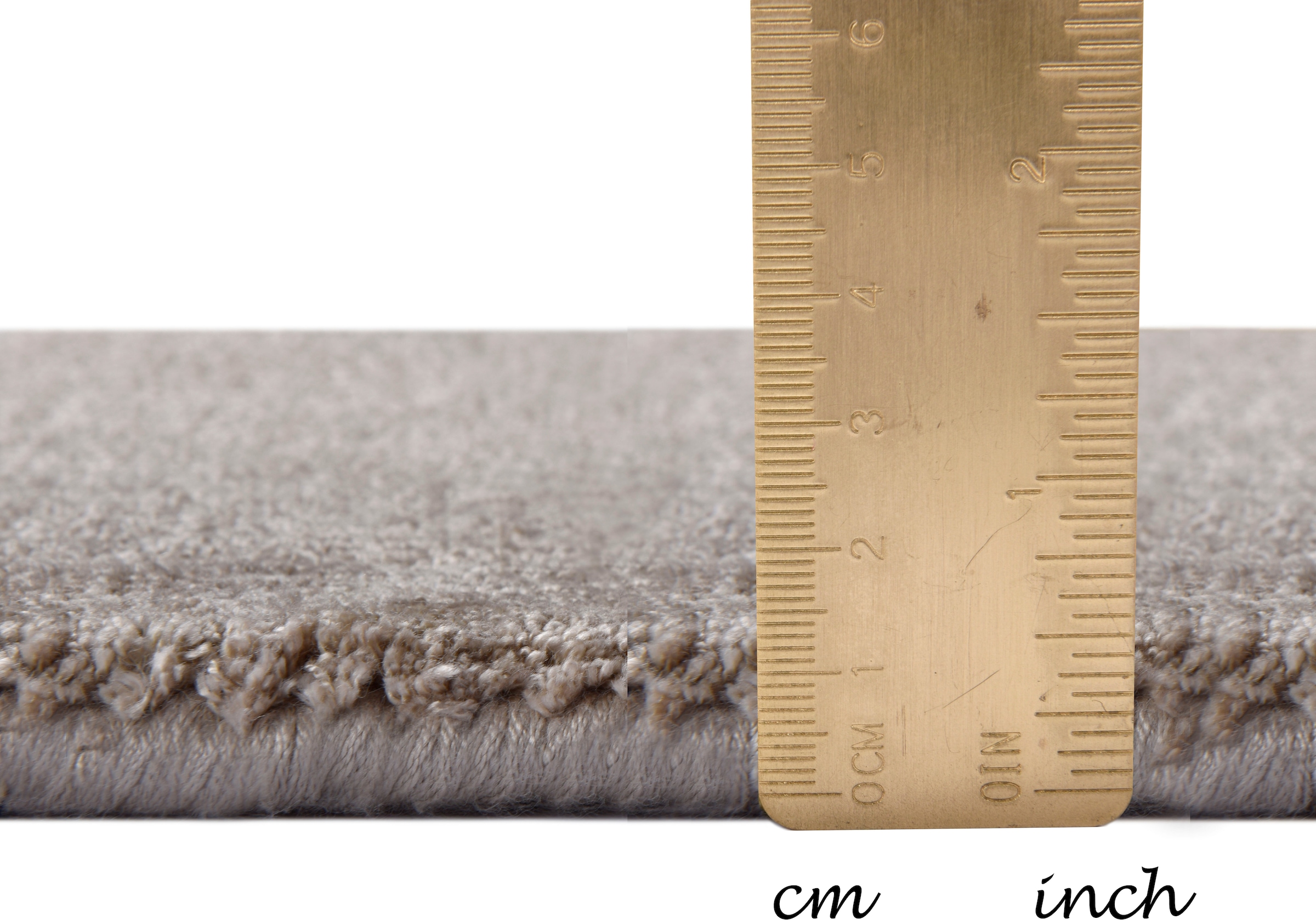 TOM TAILOR HOME Teppich »Shine uni«, rechteckig, 8 mm Höhe, Handweb Teppich, 100% Viskose, handgewebt, mit elegantem Schimmer