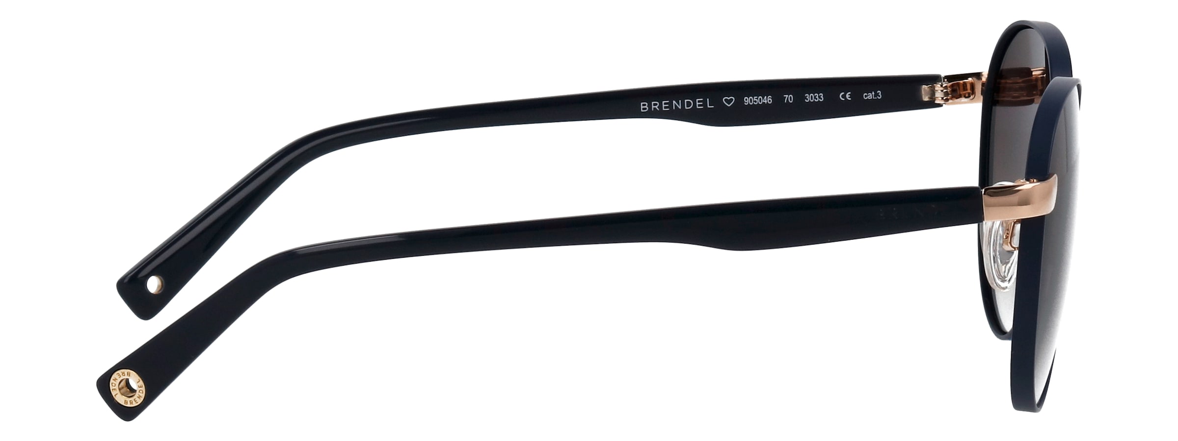 BRENDEL eyewear Sonnenbrille goldfarbener Einfachsteg
