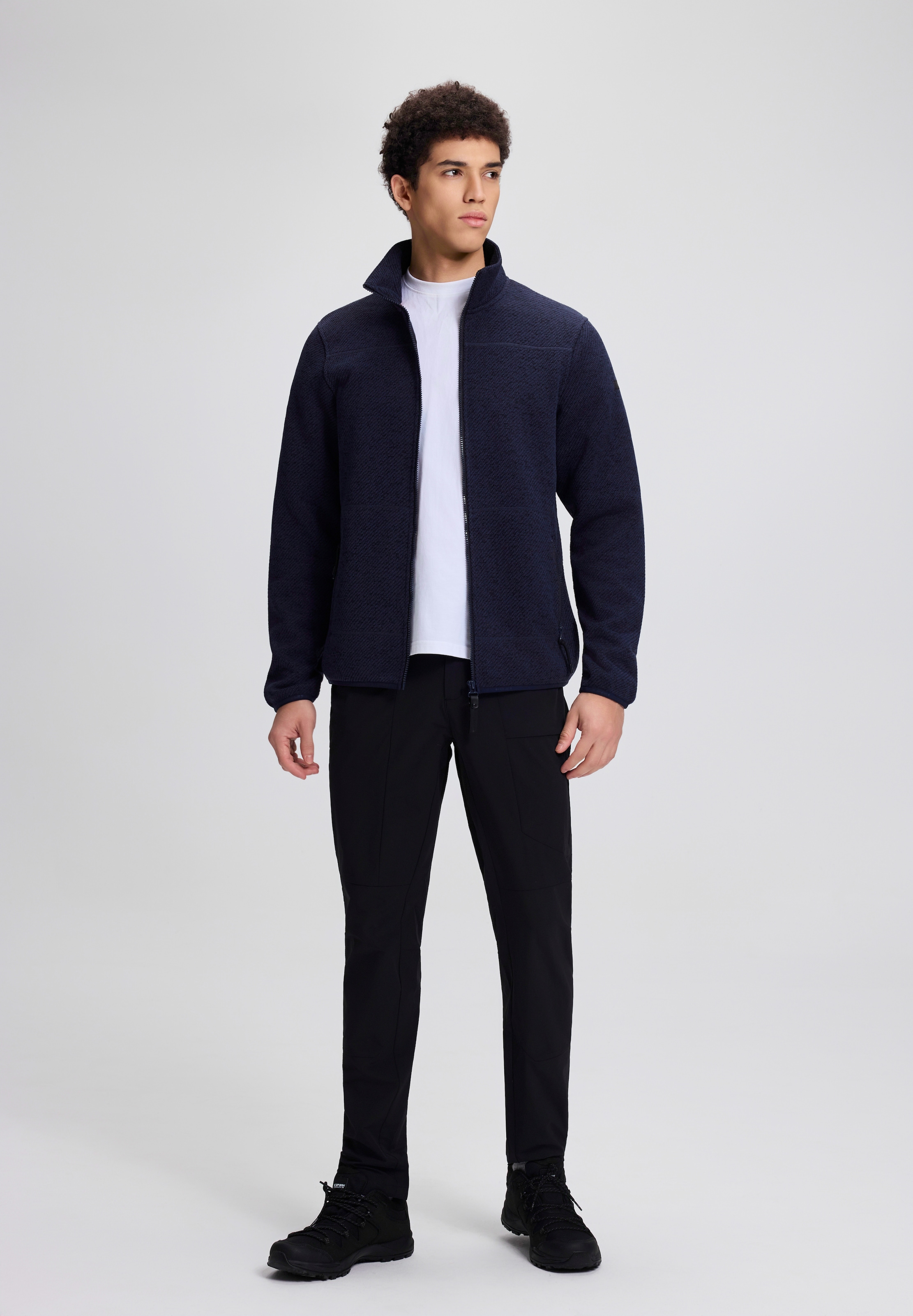 Icepeak Veste polaire »AGEN« sportlicher Stil, aus schnell trocknendem Thermal-Material