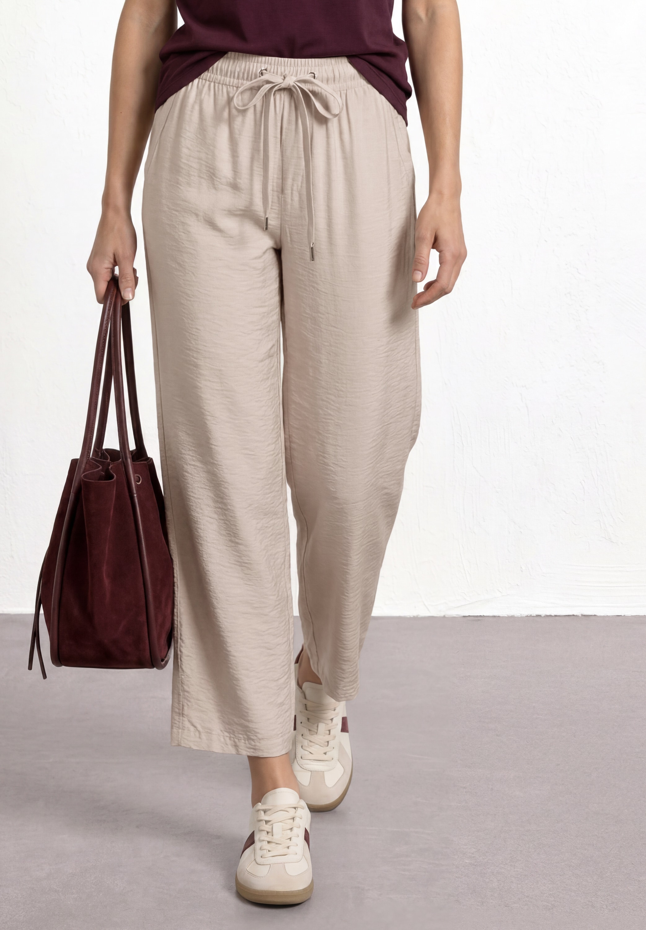 STREET ONE Pantalon en tissu »Style Emee«  Sommerhose vim Loose Fit