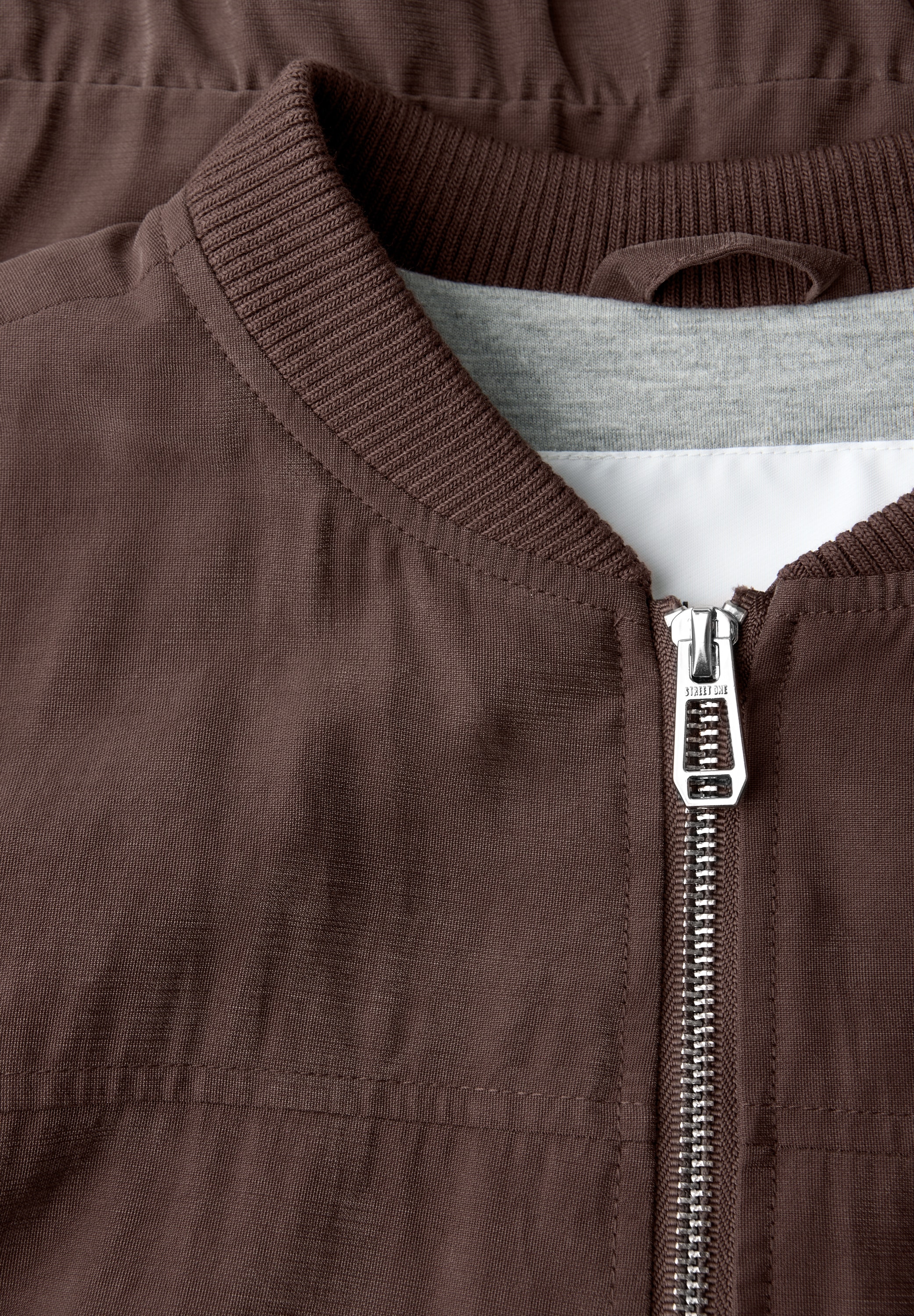 STREET ONE Blouson ohne Kapuze mit elastischem Saum