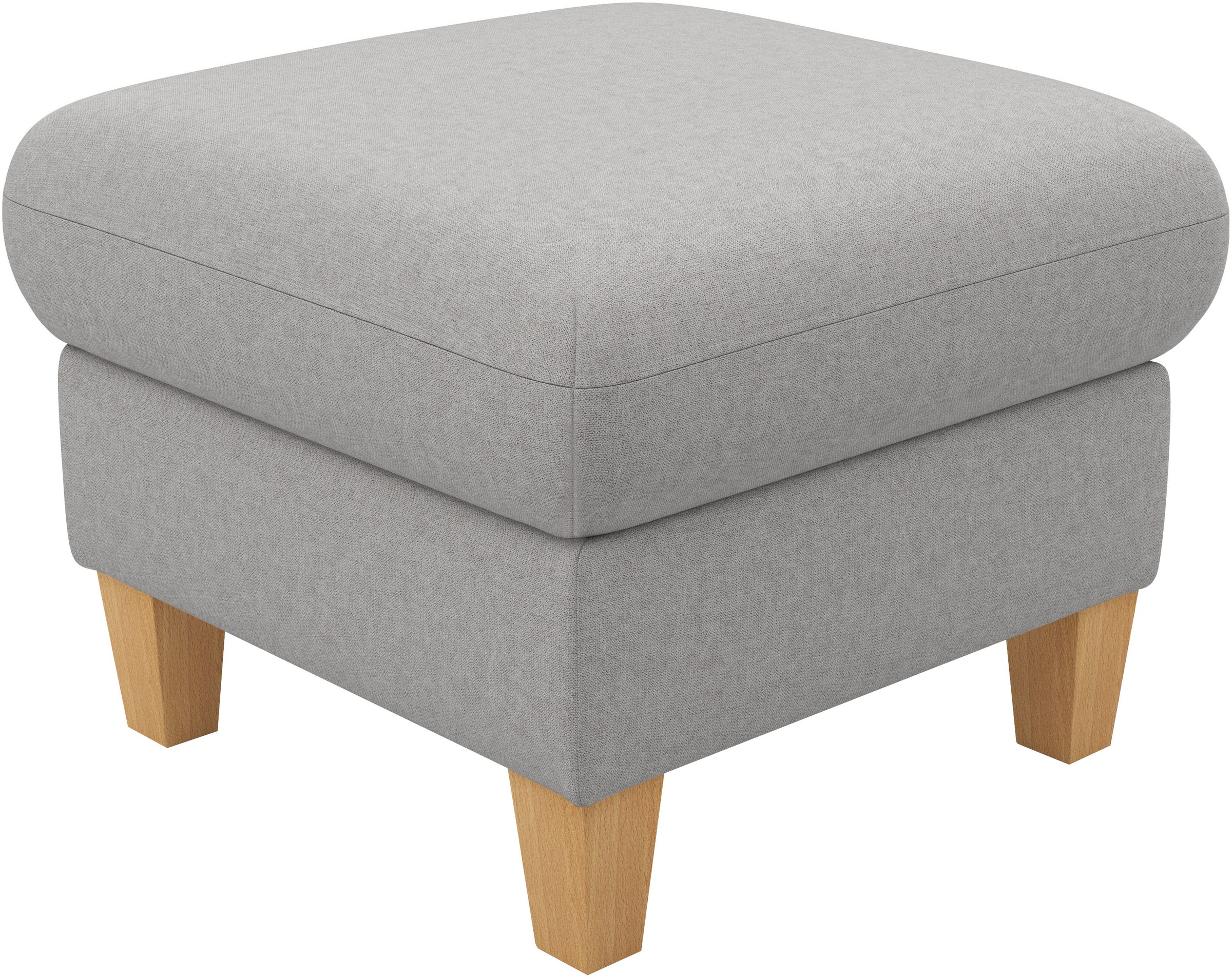 Home affaire Polsterhocker »Rochelle« 1 Stk. tlg. Massive 12 cm Holzbeine