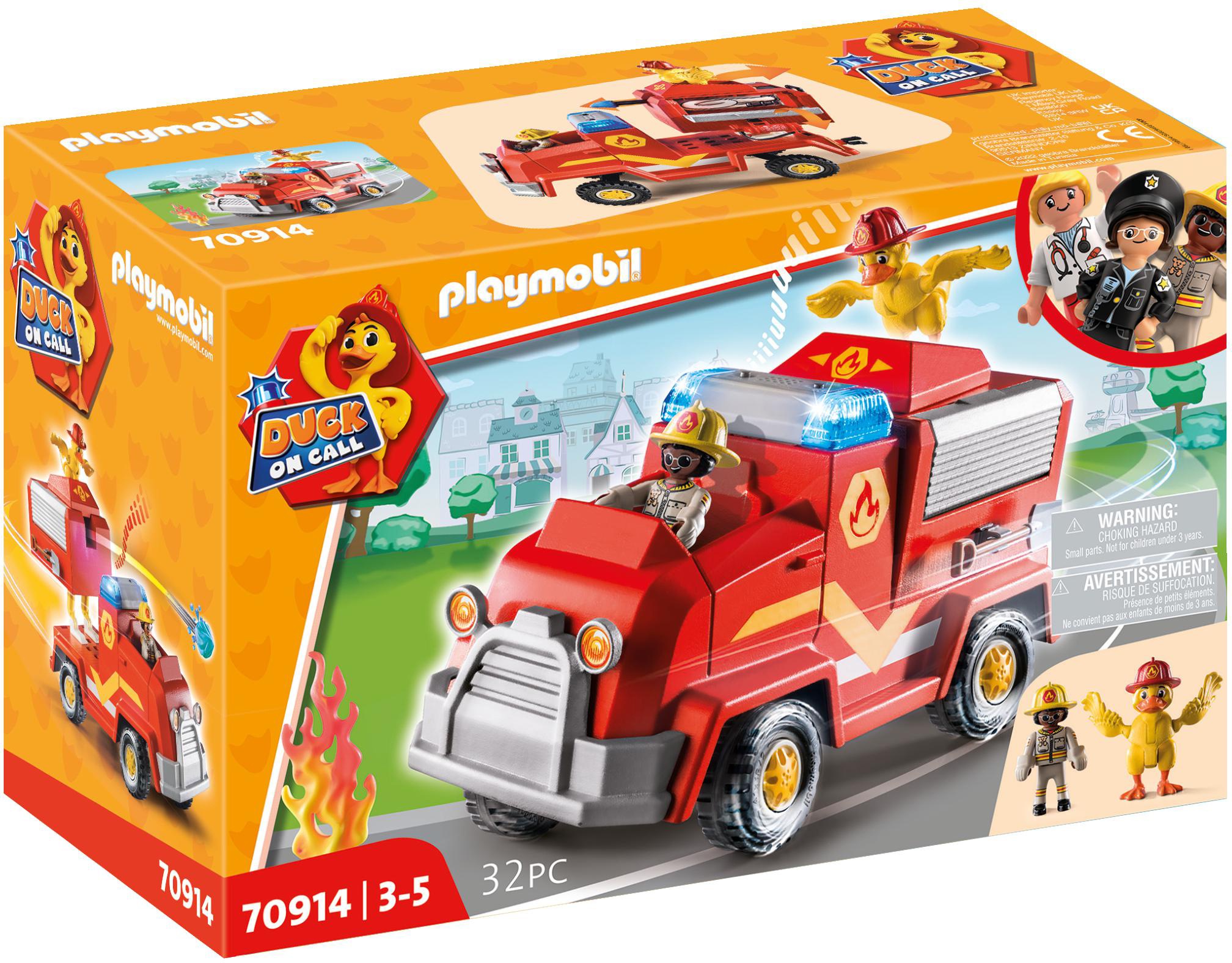 Image of Playmobil® Konstruktions-Spielset »Feuerwehr Einsatzfahrzeug (70914), Duck on Call«, (32 St.), mit Licht und Sound bei Ackermann Versand Schweiz