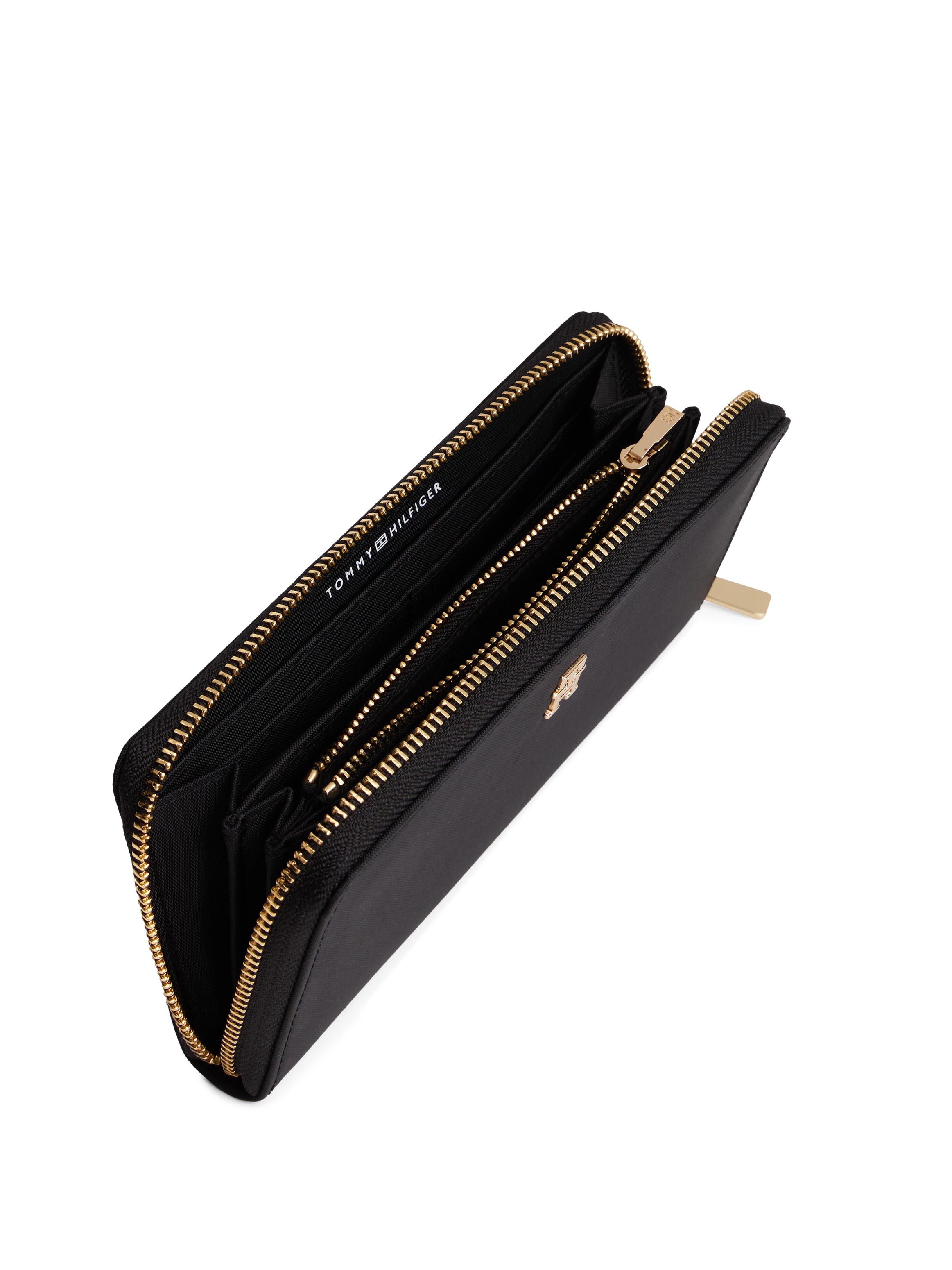 Tommy Hilfiger Porte-monnaie »TH ICON LRG ZA NYLON« , Geldbeutel, Portemonnaie mit TH-Logoemblem