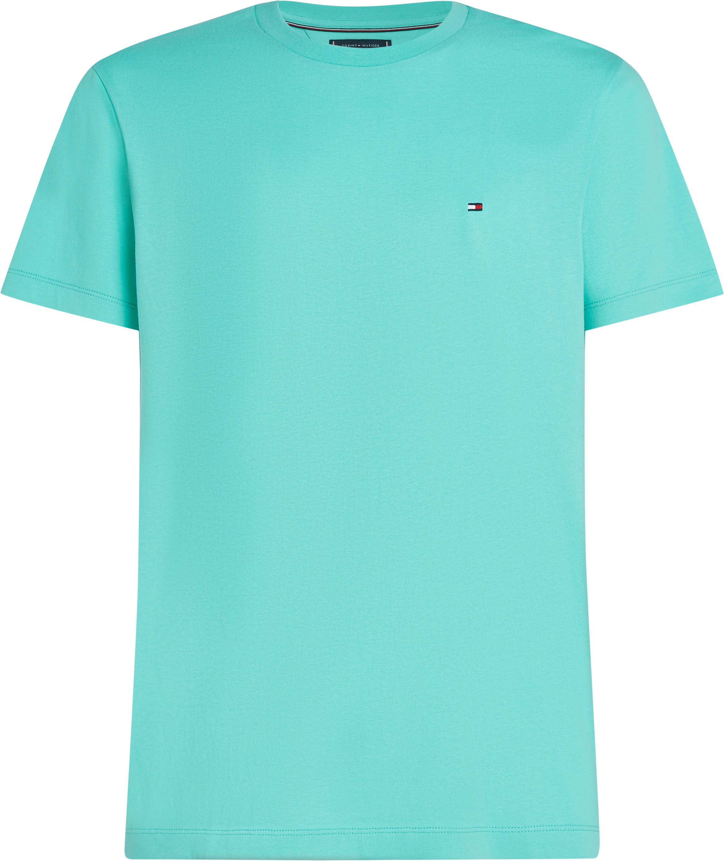 Tommy Hilfiger T-Shirt »ESSENTIAL REG FIT SOLID TEE«, mit Rundhalsausschnitt