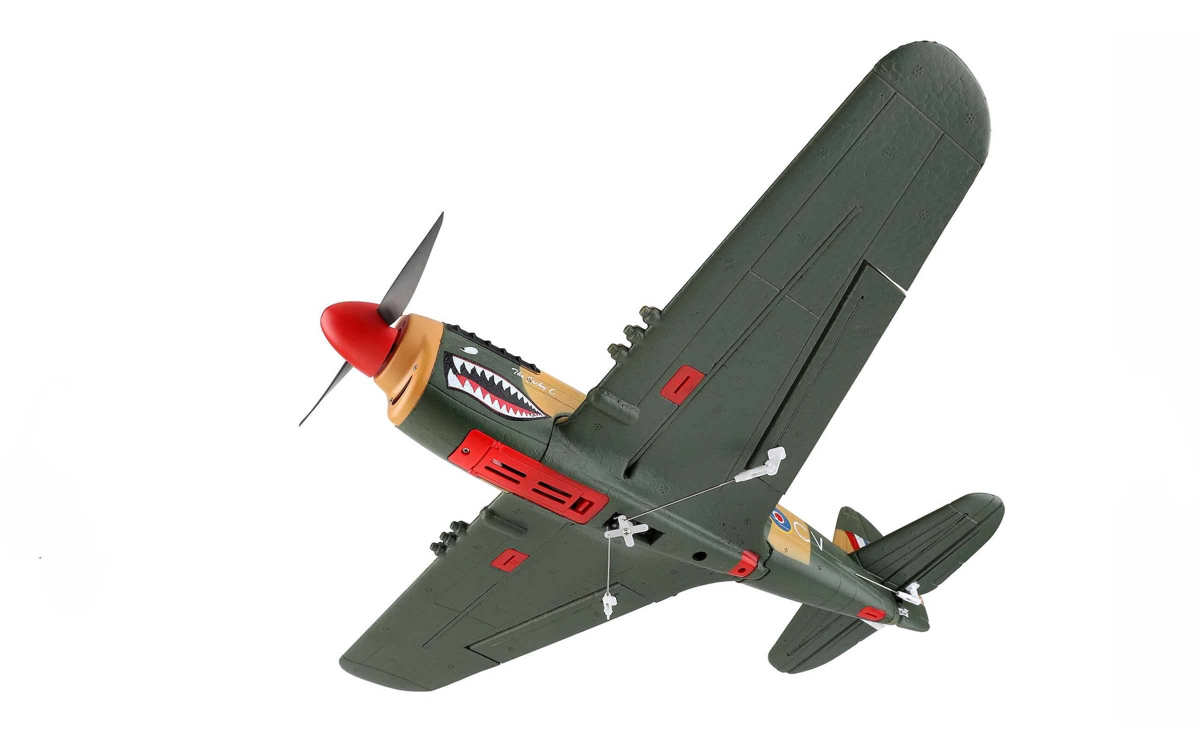 Amewi RC-Flugzeug »Warbird AMXflight P40 Fighter, Gyro, 4-Kanal, 384 mm, RTF«
