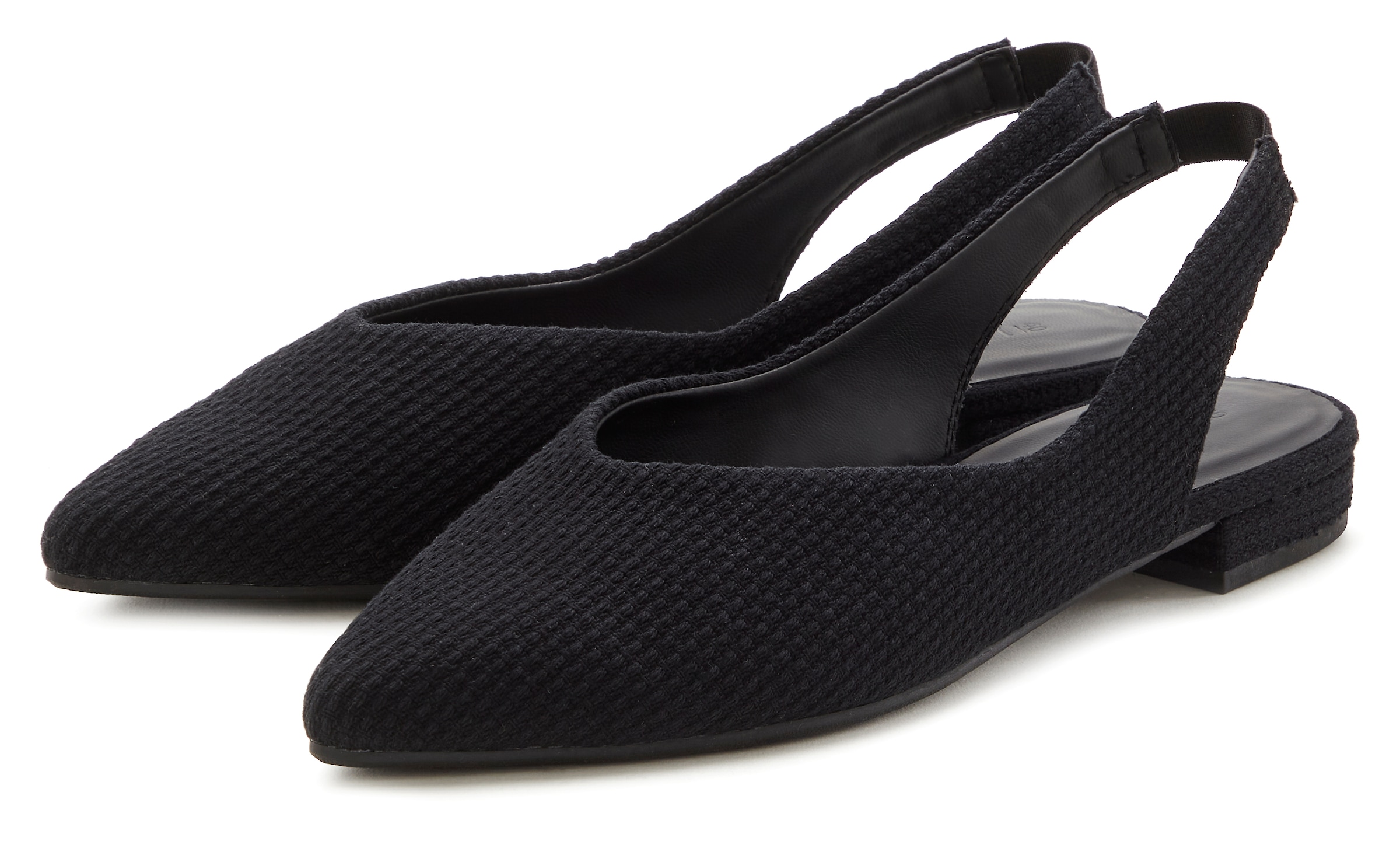 Image of LASCANA Ballerina "Sling-Ballerina, Sandale," mit elastischem Riemchen aus Textil VEGAN