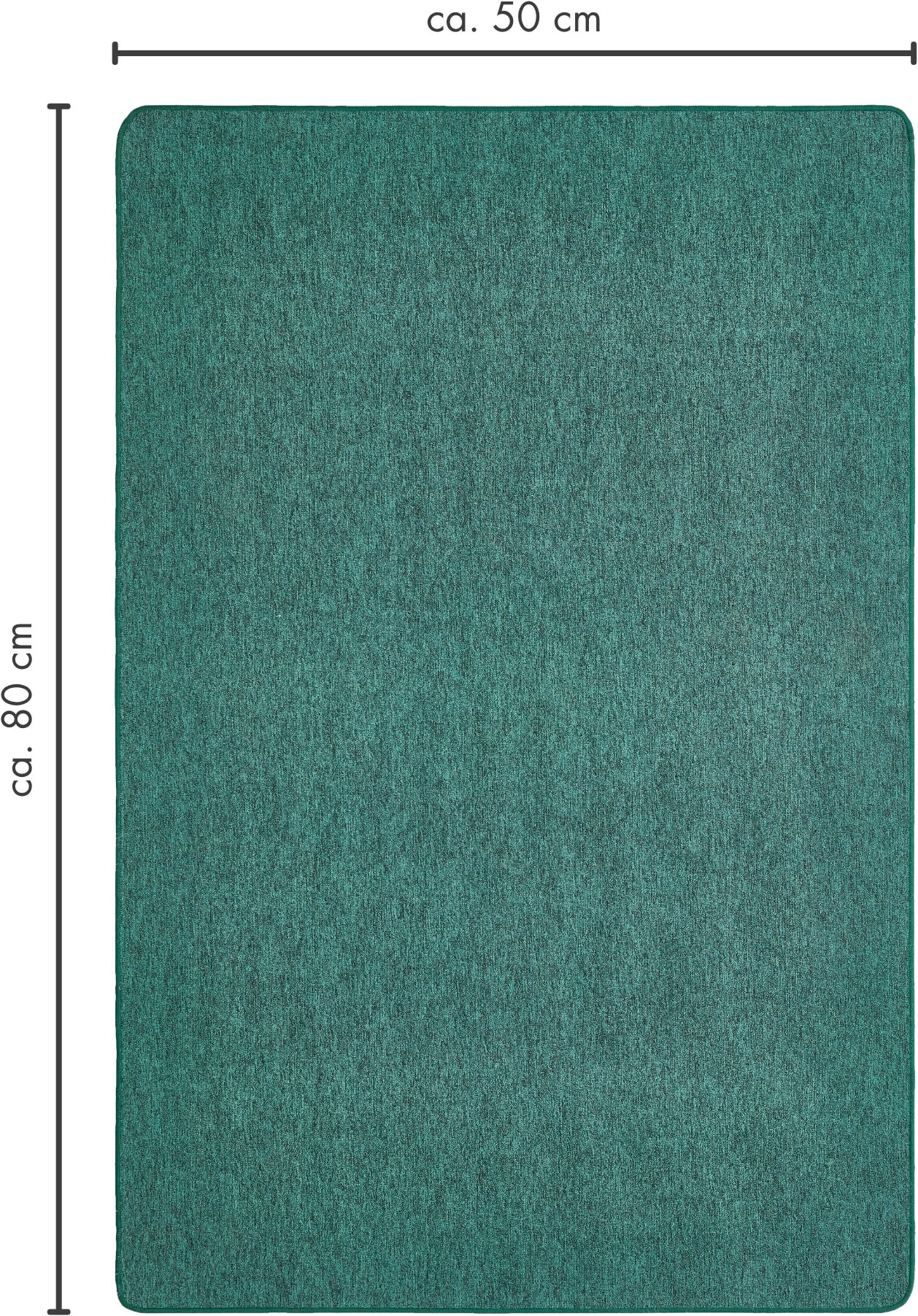 Andiamo Tapis »Luton« Rectangulaire 5 mm Höhe aspect chiné, aussi en coureur, salon & chambre à coucher