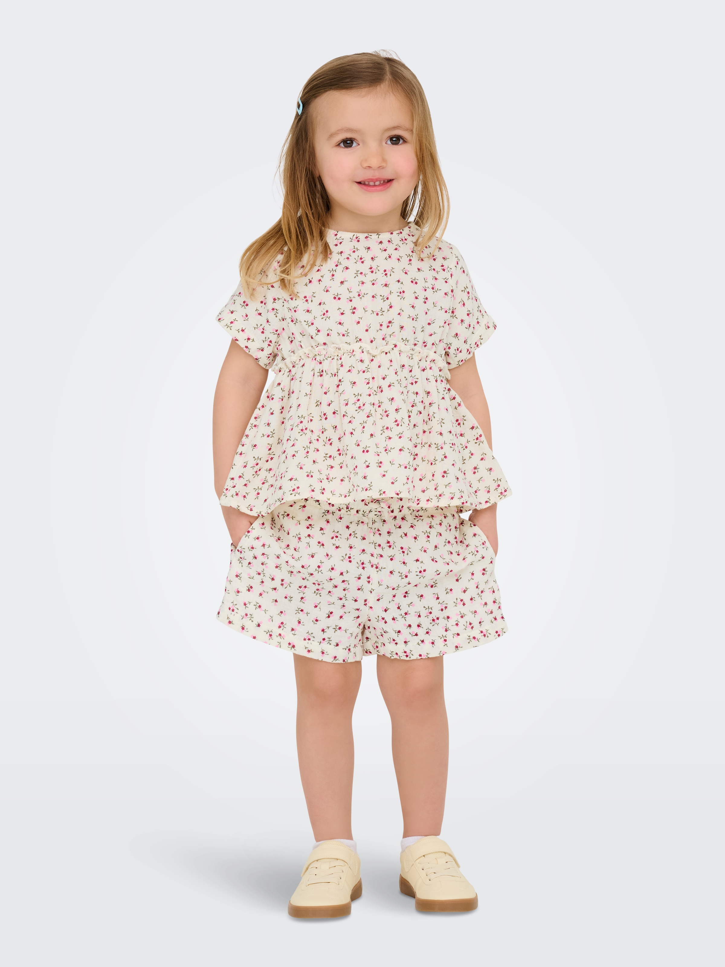 KIDS ONLY Blouse à pression »KMGTHYRA LIFE S/S TOP WVN NOOS«