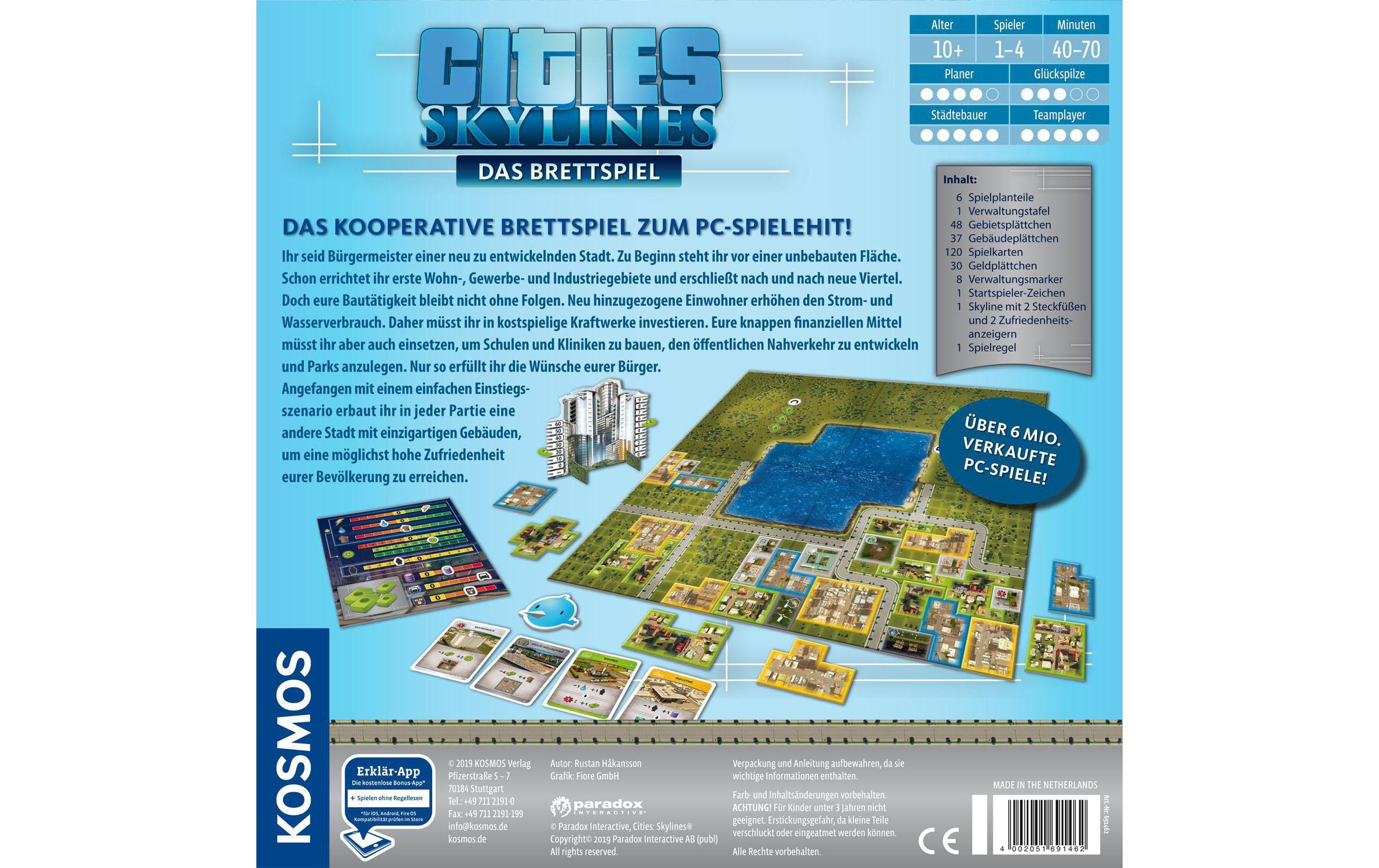 Kosmos Spiel »Cities Skylines: Das Brettspiel«