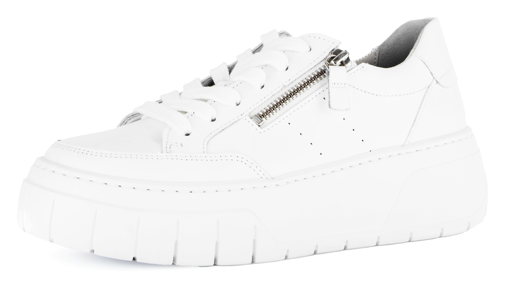 Image of Gabor Plateausneaker, Freizeitzschuh, Halbschuh, Schnürschuh mit Lochmuster