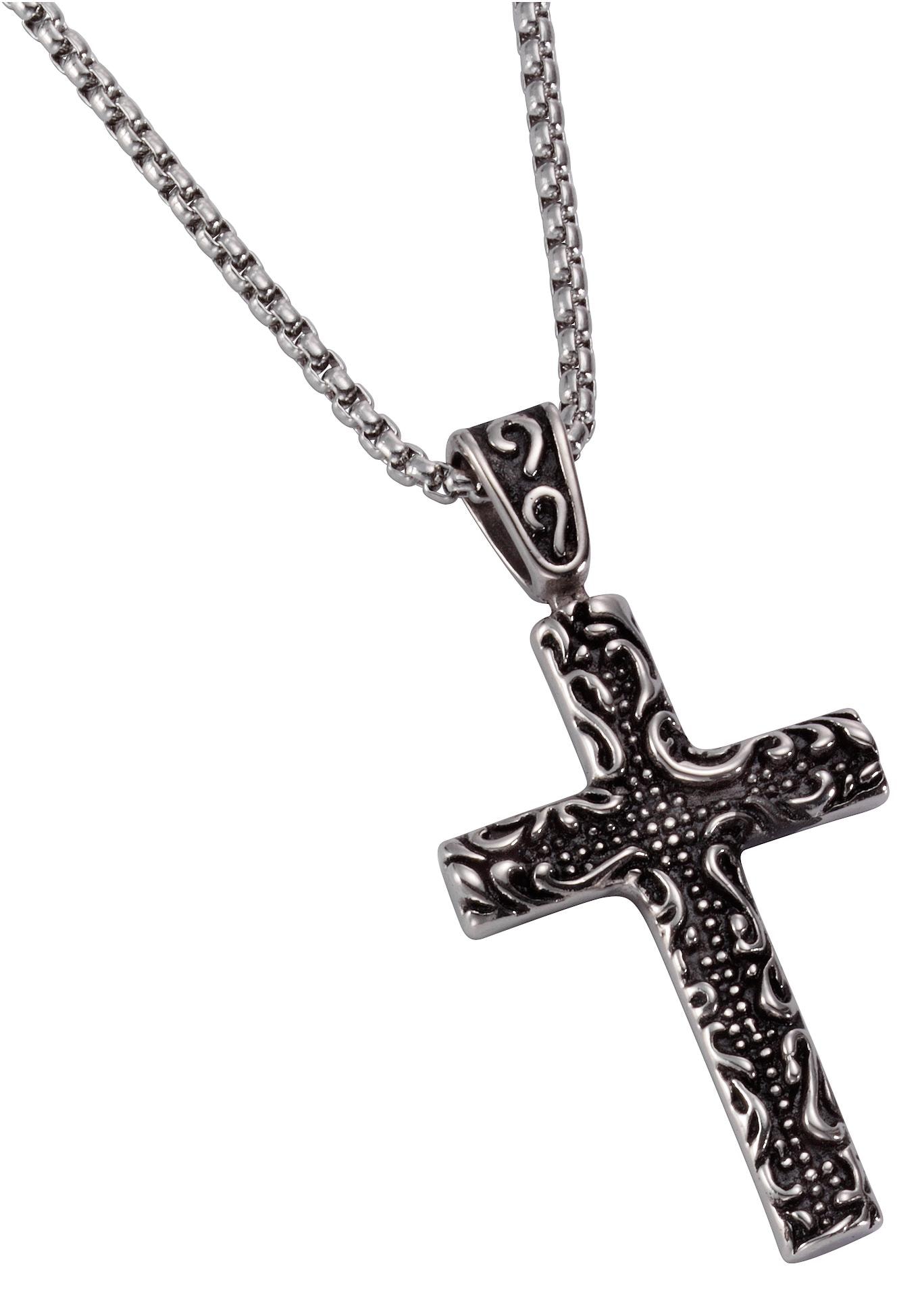 Image of J.Jayz Kette mit Anhänger »Kreuz im dekorativen Design« bei Ackermann Versand Schweiz