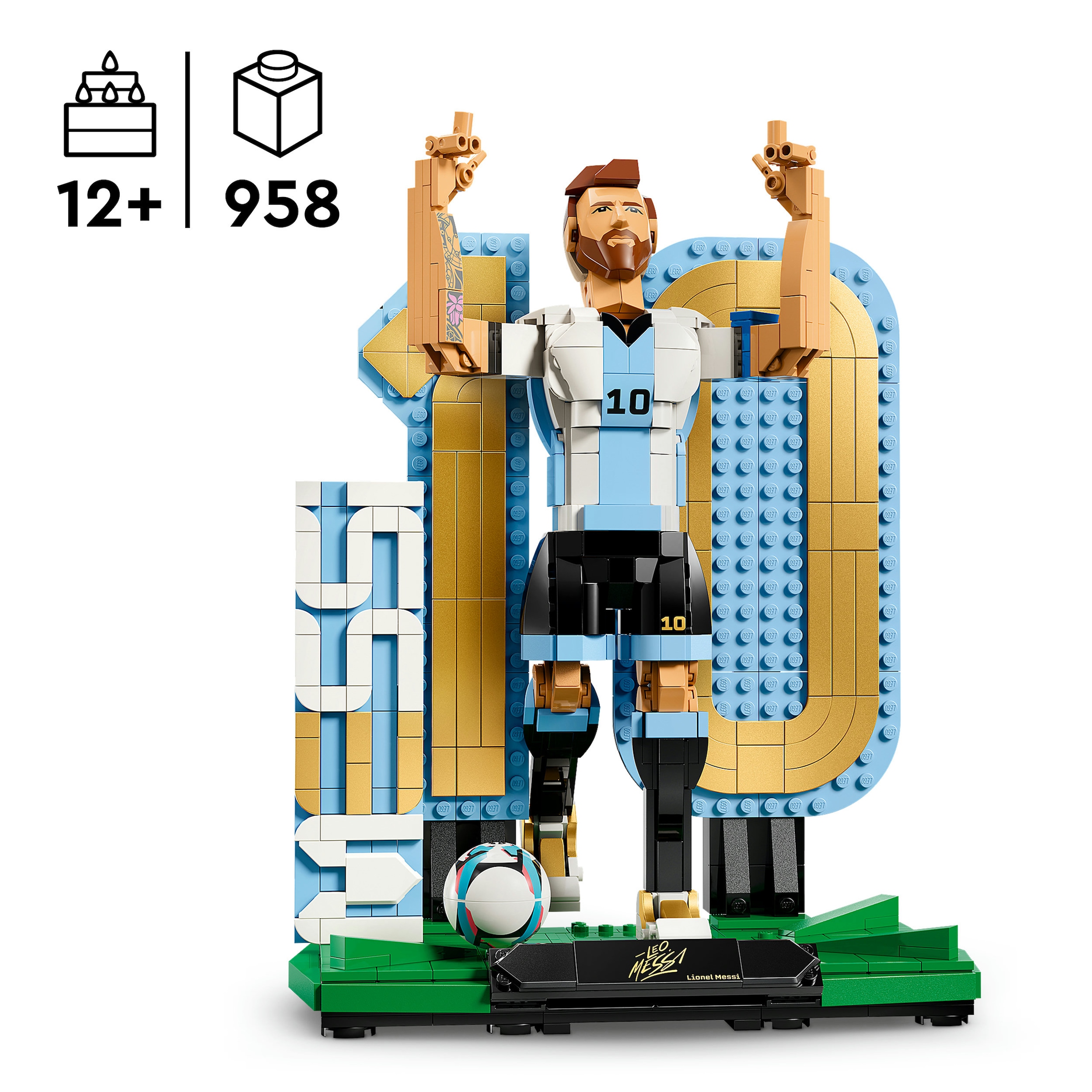 LEGO® Pions de construction »Lionel Messi – Fussballlegende (43015), LEGO Editions Football«