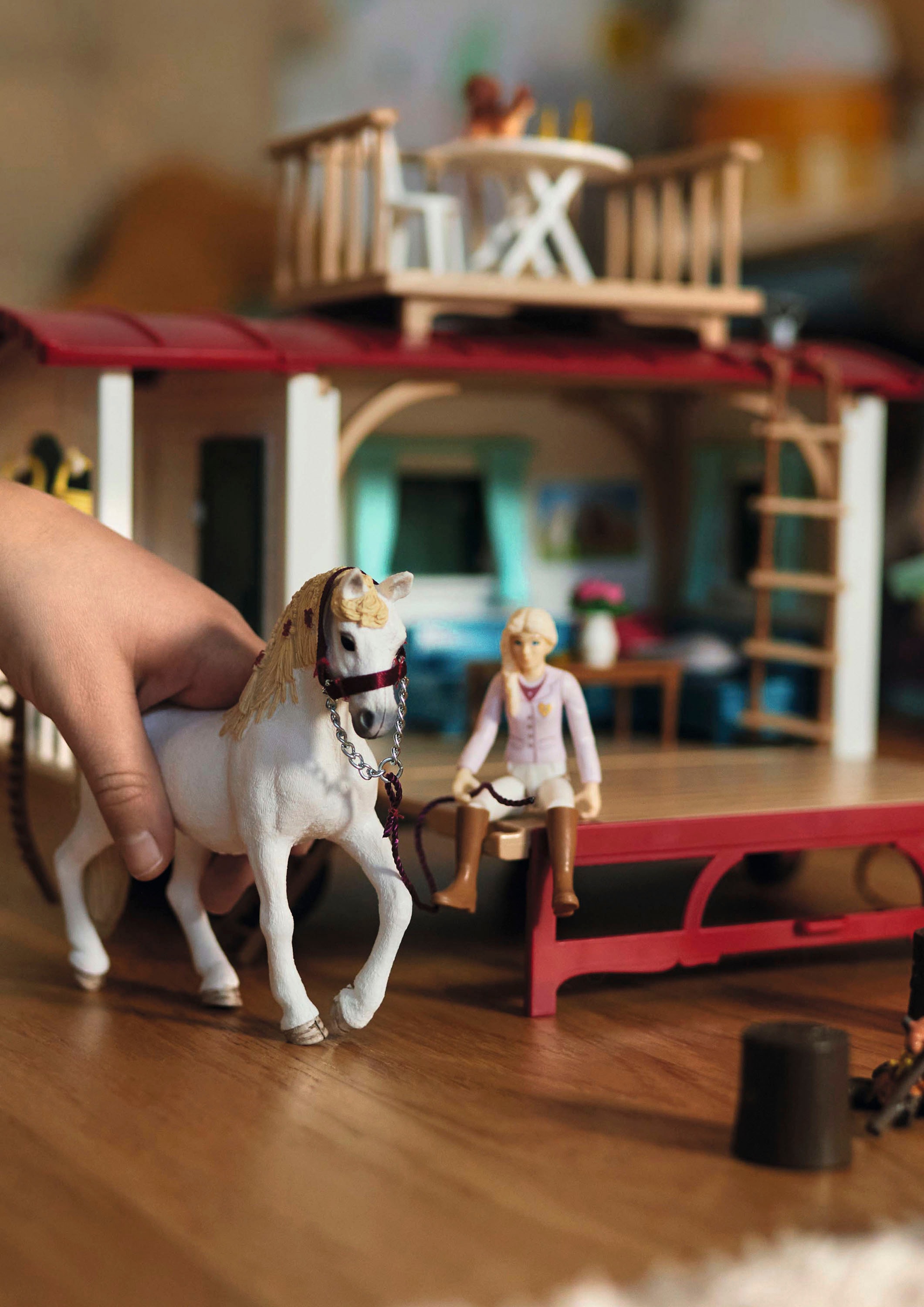 Schleich® Monde de jeu »HORSE CLUB, Wohnwagen für geheime Club-Treffen (42593)«