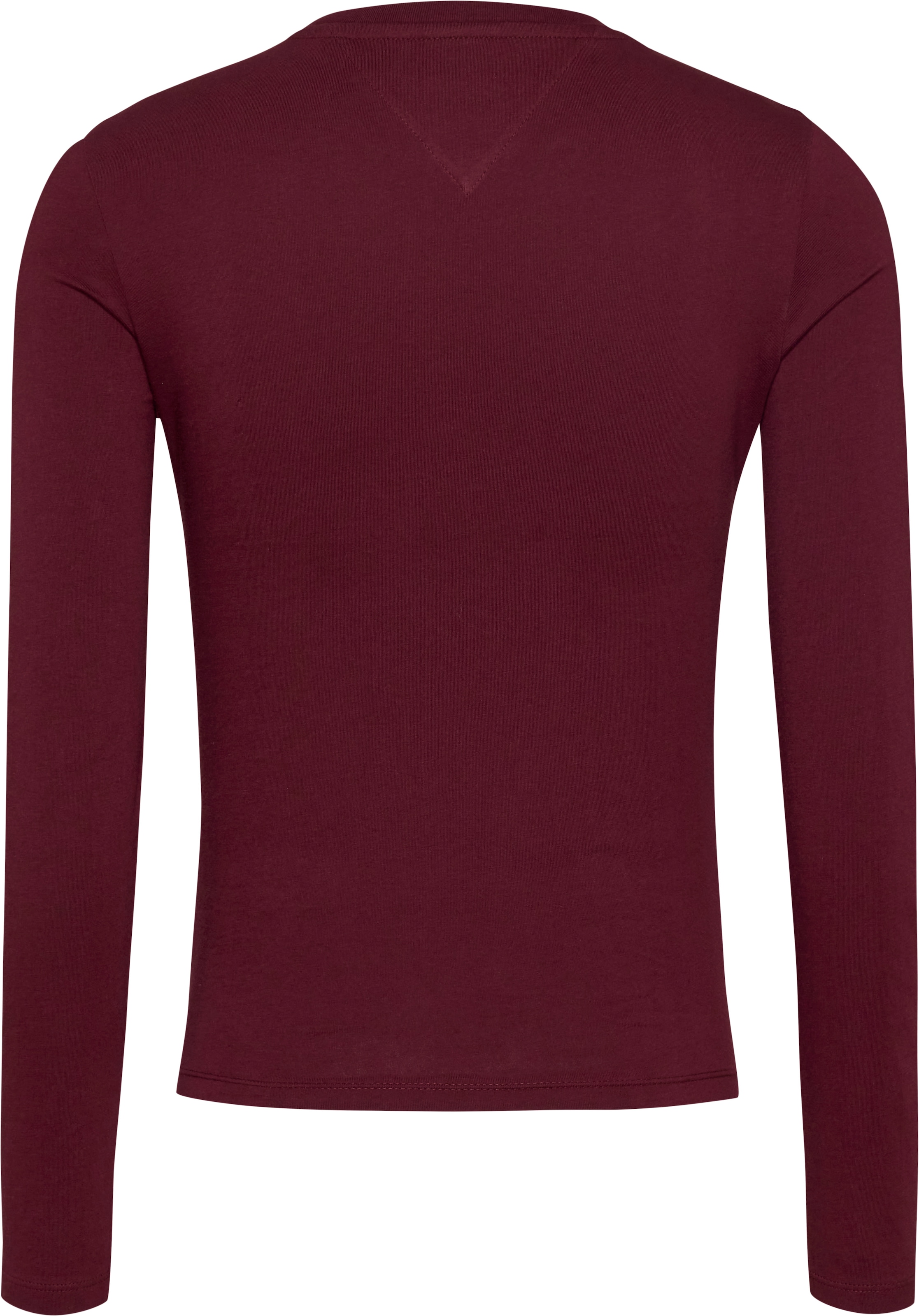 Tommy Jeans Curve T-Shirt »TJW SLIM ESSENTIAL LOGO 2 LS EXT«, in Grossen Grössen mit Logoschriftzug