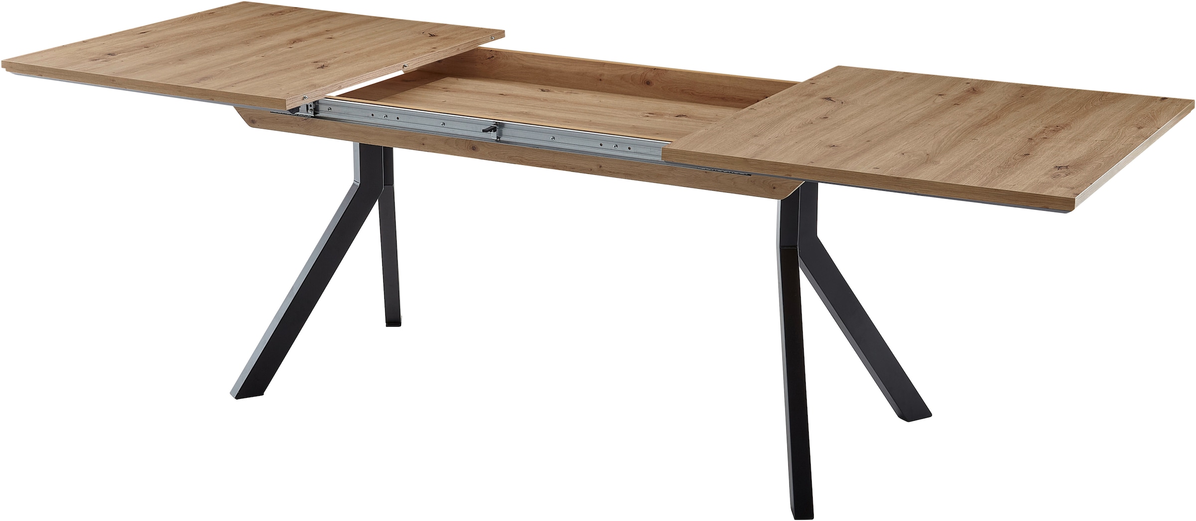 massivline&more Table de salle à manger »Brügge, Ausziehtisch«