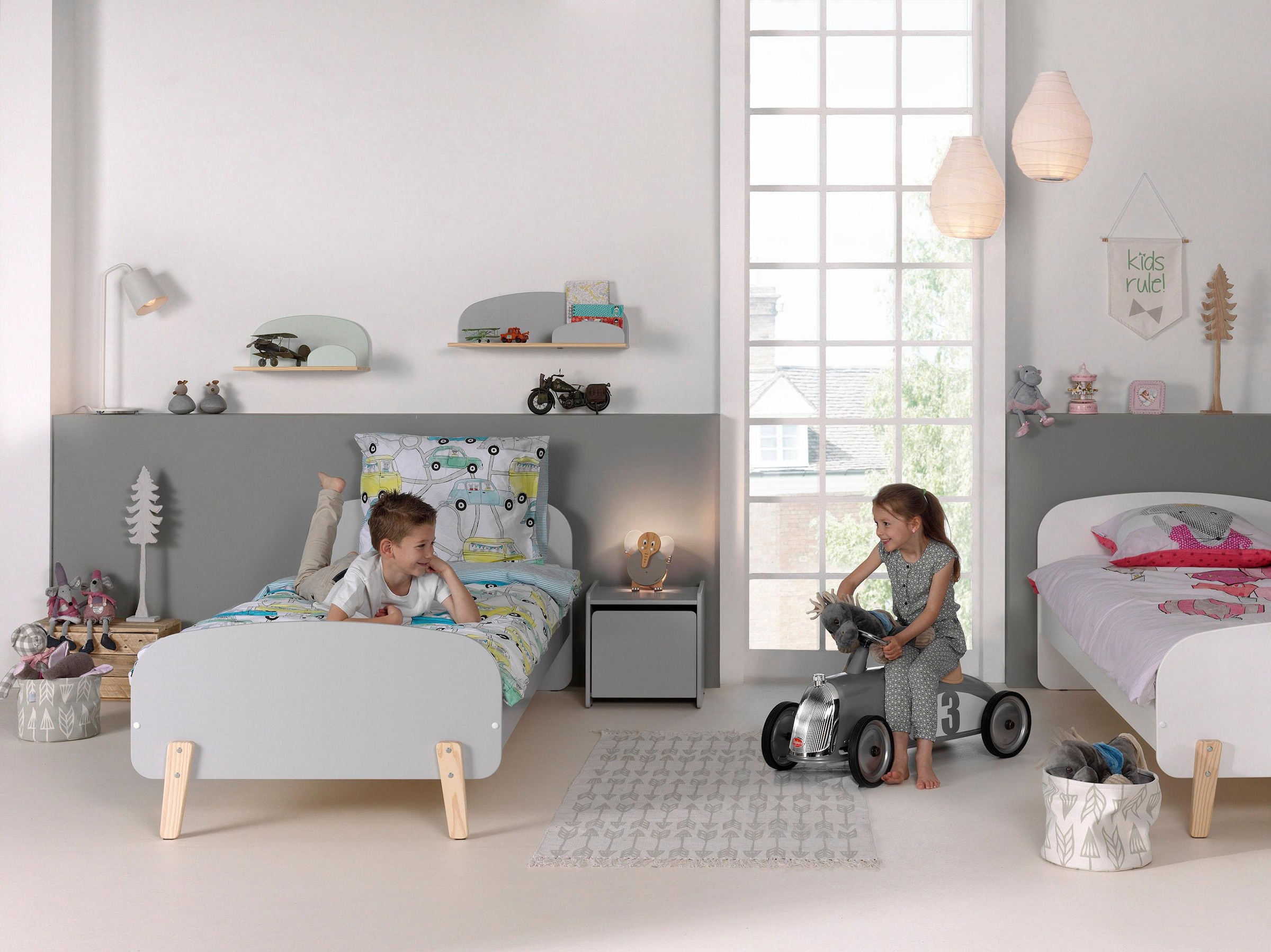 Vipack Nachtkonsole »Kiddy«, (Made in Europe), MDF-Oberfläche