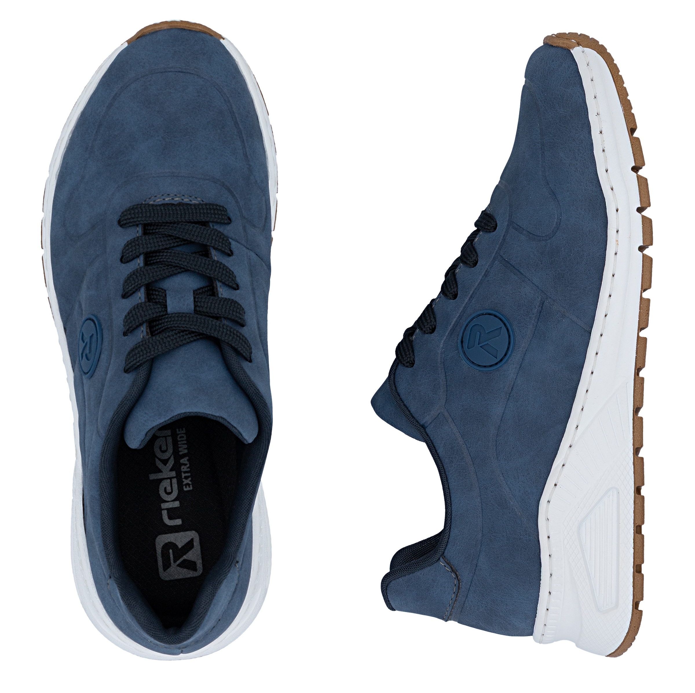 Rieker Sneakers  mit MemoSoft-Innensohle, Freizeitschuh, Halbschuh, Schnürschuh