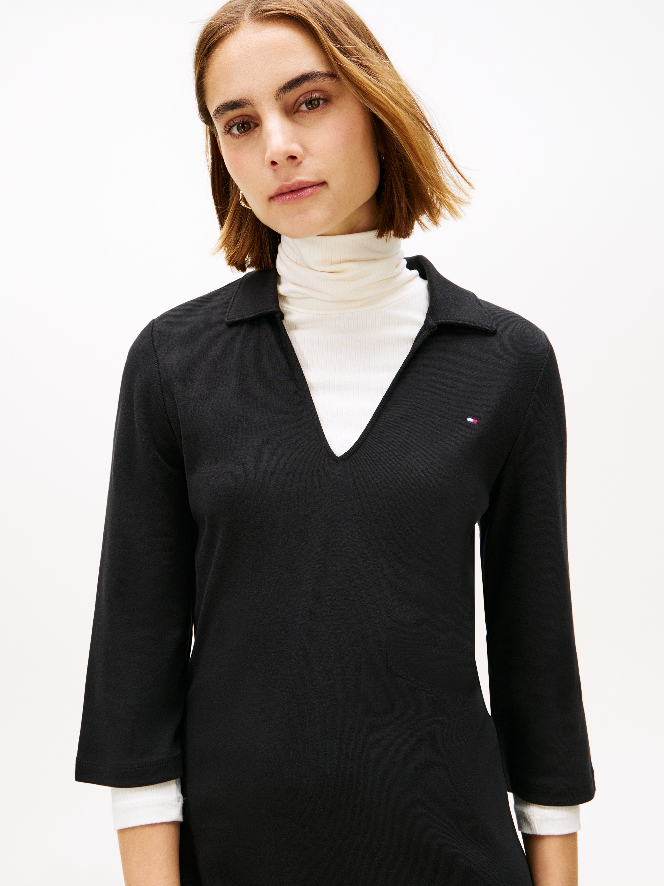 Tommy Hilfiger Robe polo »MODERN CODY 3/4 SLV POLO DRS«