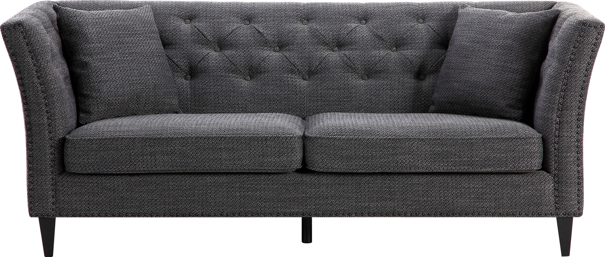 Image of ATLANTIC home collection 3-Sitzer, Chesterfield Sofa, extra weich und kuschelig, Füllung mit Federn bei Ackermann Versand Schweiz
