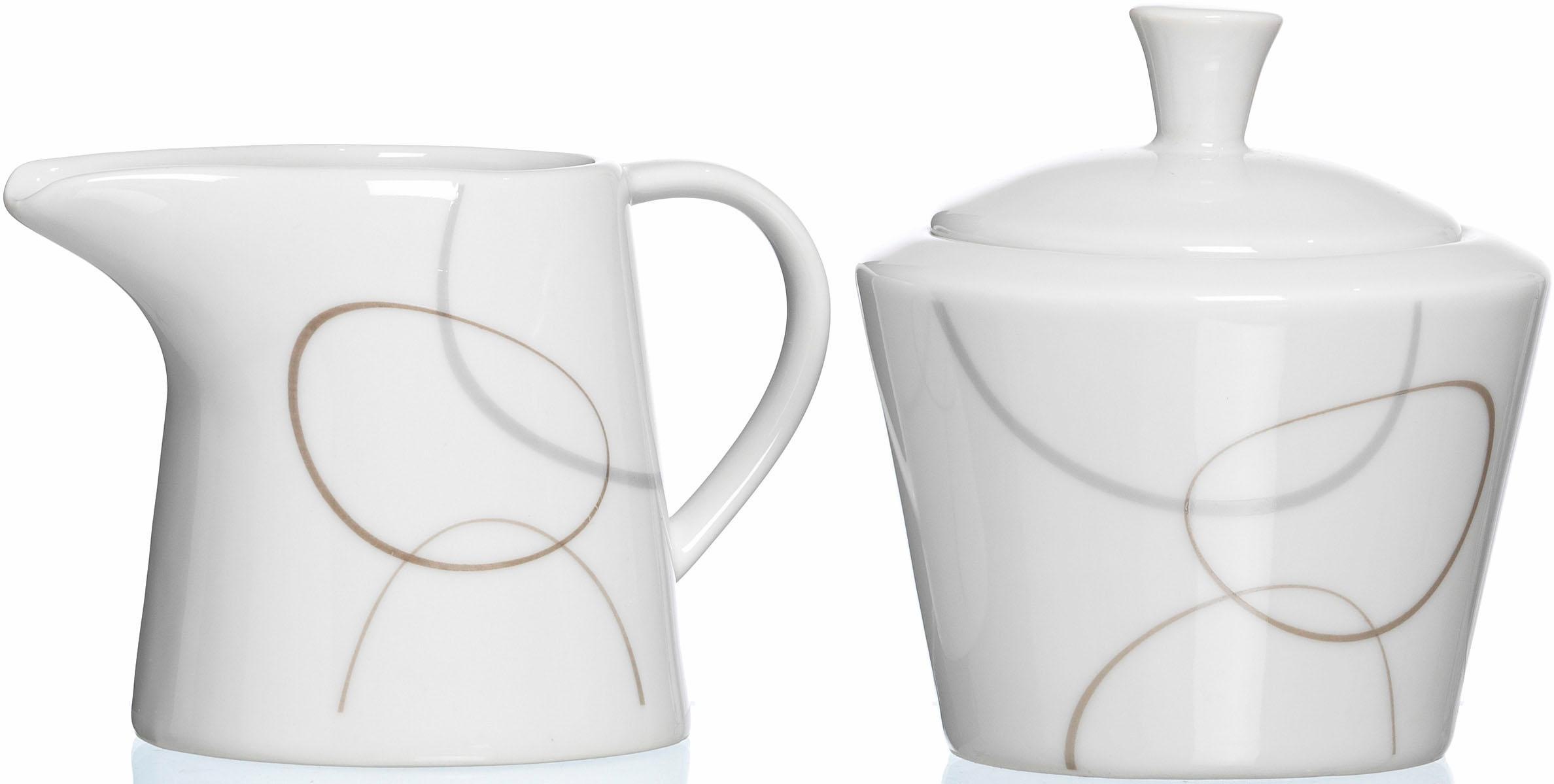 Image of Ritzenhoff & Breker Milch- und Zuckerset »Alina«, (2 tlg.), Dekor mit Kreisornamenten bei Ackermann Versand Schweiz