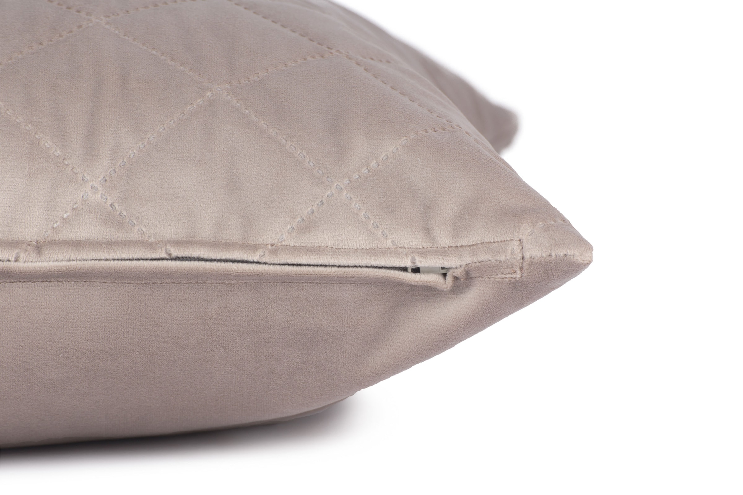 TOM TAILOR HOME Coussin décoratif »FrenchVelvet Quilt« housse de coussin sans rembourrage, 1 pièce