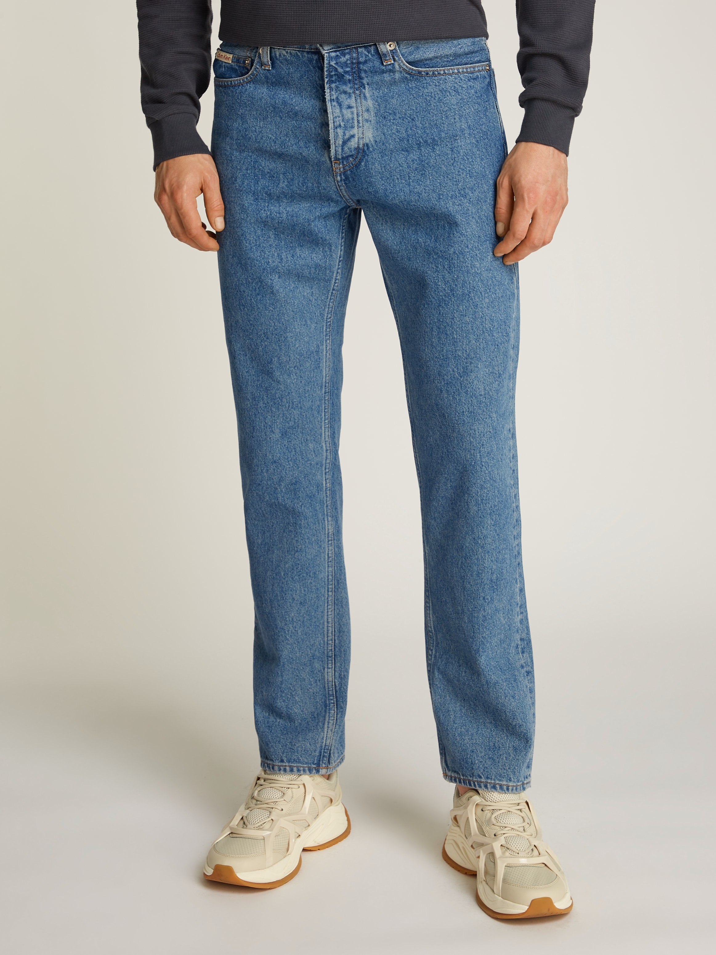 Calvin Klein Jeans Straight-Jeans »STANDARD STRAIGHT«, Coinpocket, Logostickerei