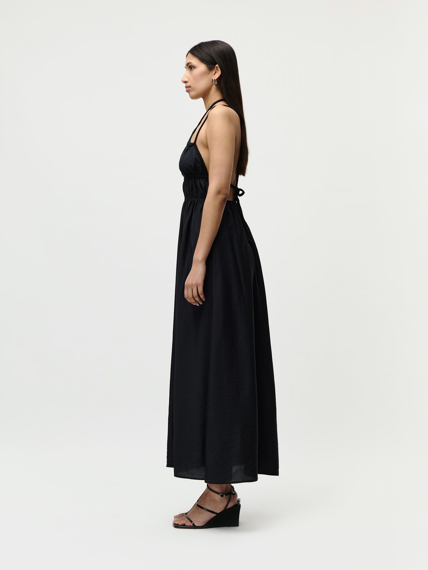 LeGer Maxi robe »Hanke, LeGer by Lena Gercke« Sans poche Regular fit mit Kordeln zum Binden