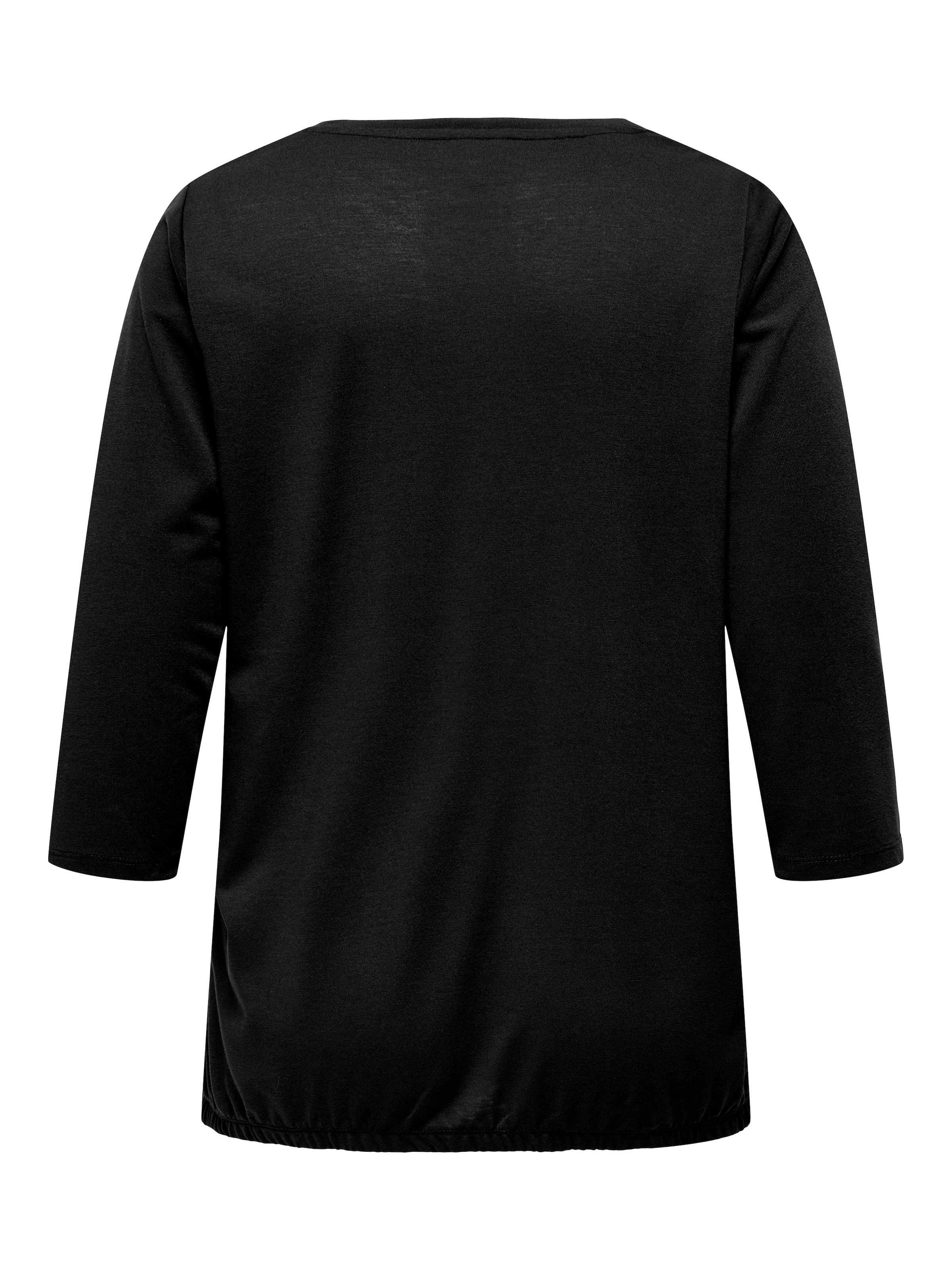 ONLY CARMAKOMA 3/4-Arm-Shirt »CARCARLINNE V-NECK 3/4 TOP JRS BF«