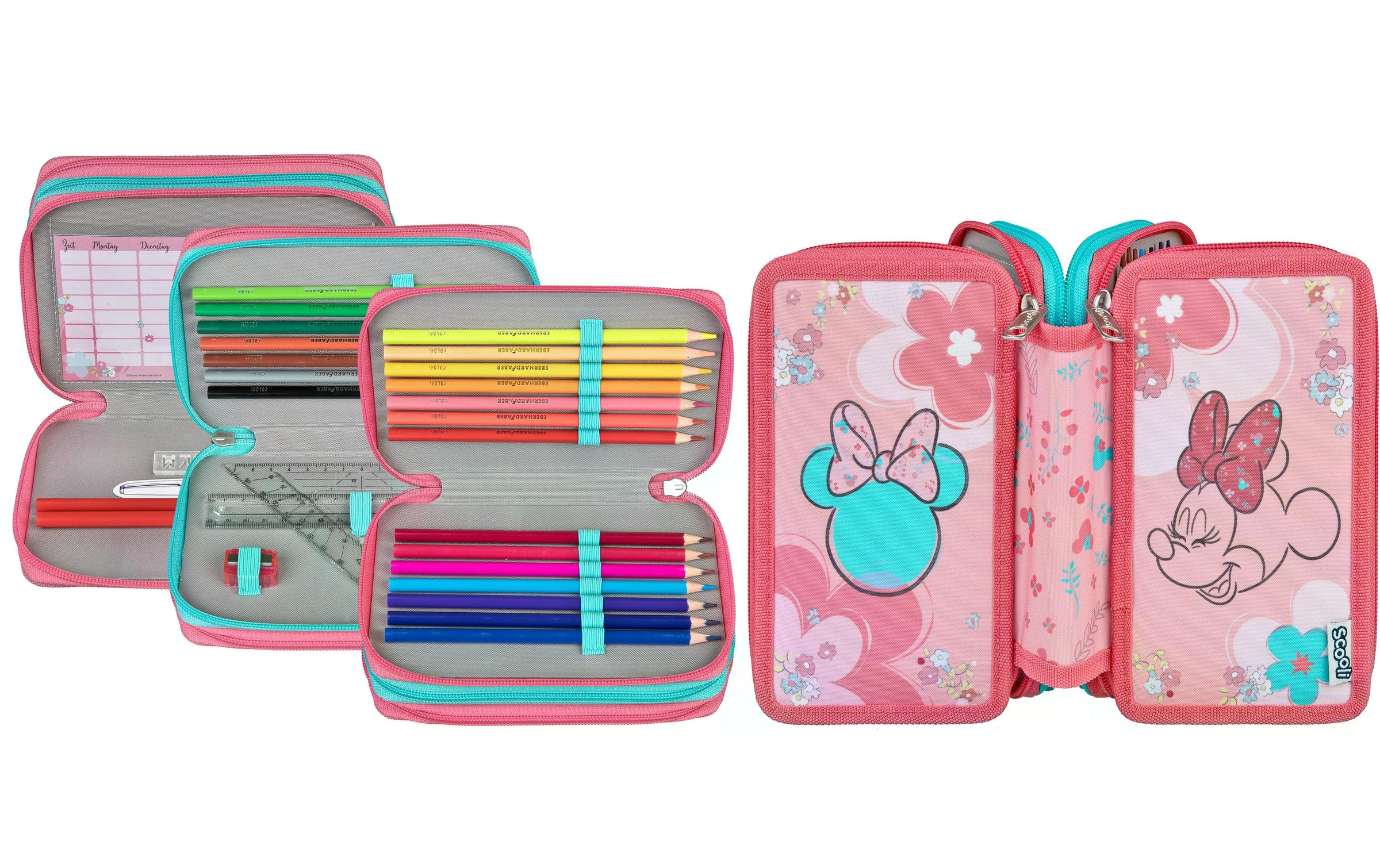 Scooli Federtasche »Scooli Etui Trippledecker«
