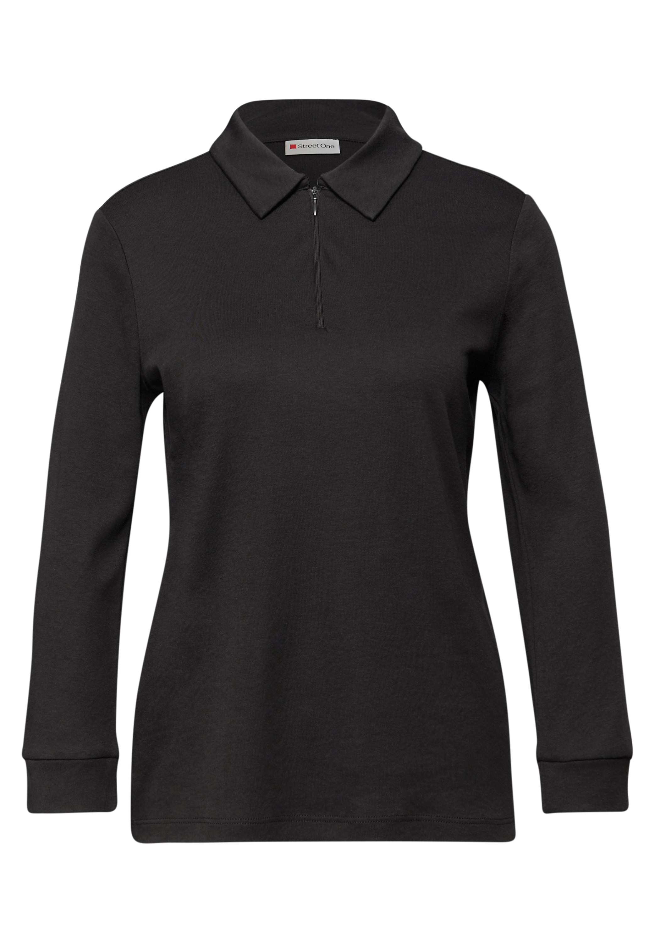 STREET ONE Poloshirt mit Zipper