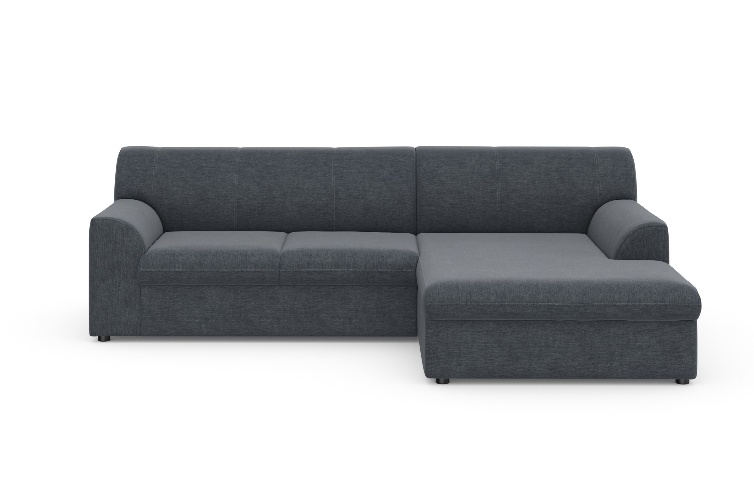 DOMO collection Ecksofa »Topper, elegant und zeitlos, kompaktes Stellmass 245/155cm, L-Form«, mit Recamiere, wahlweise mit Schlaffunktion