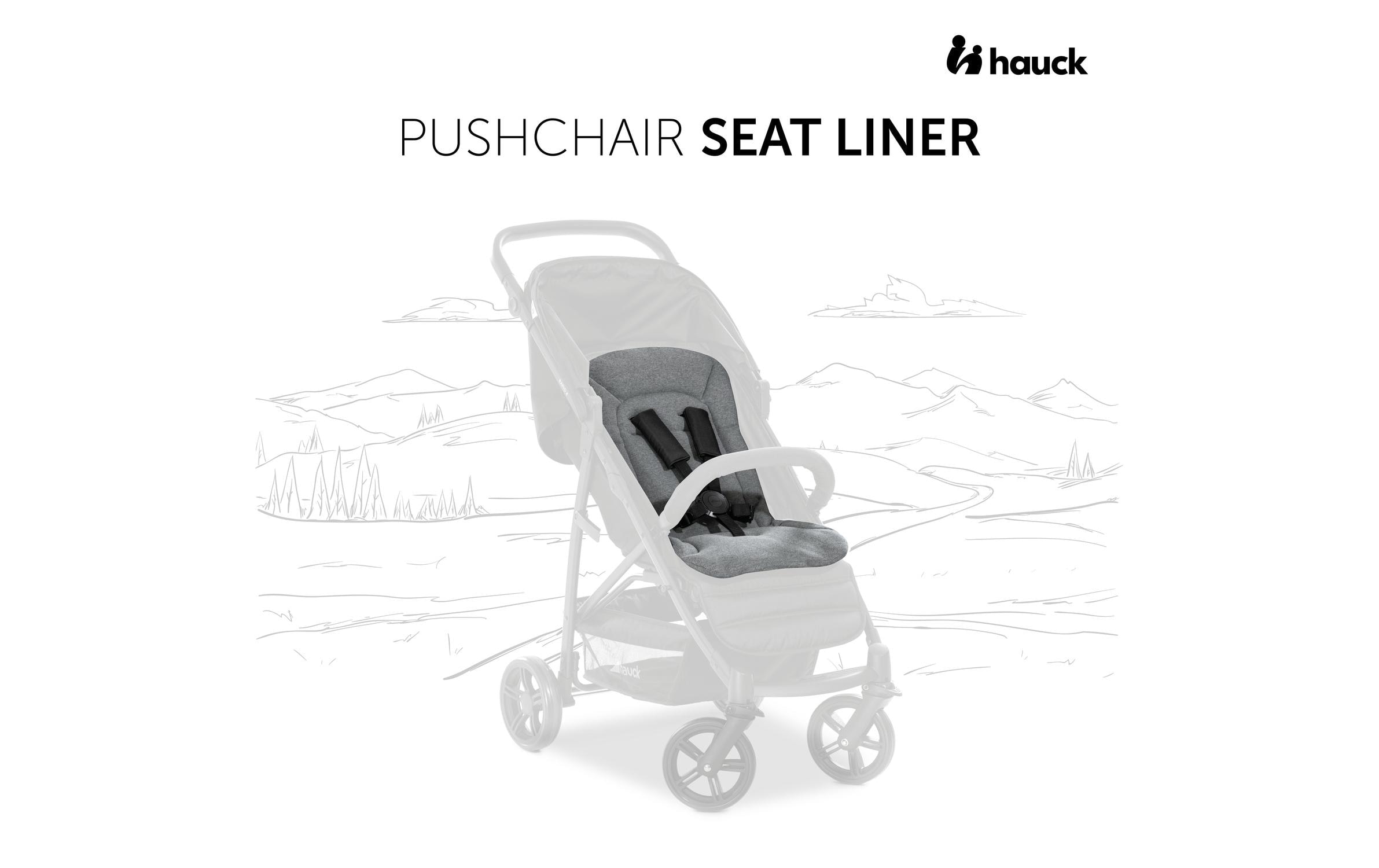 Hauck Kinderwagen-Sitzauflage »Charcoal«