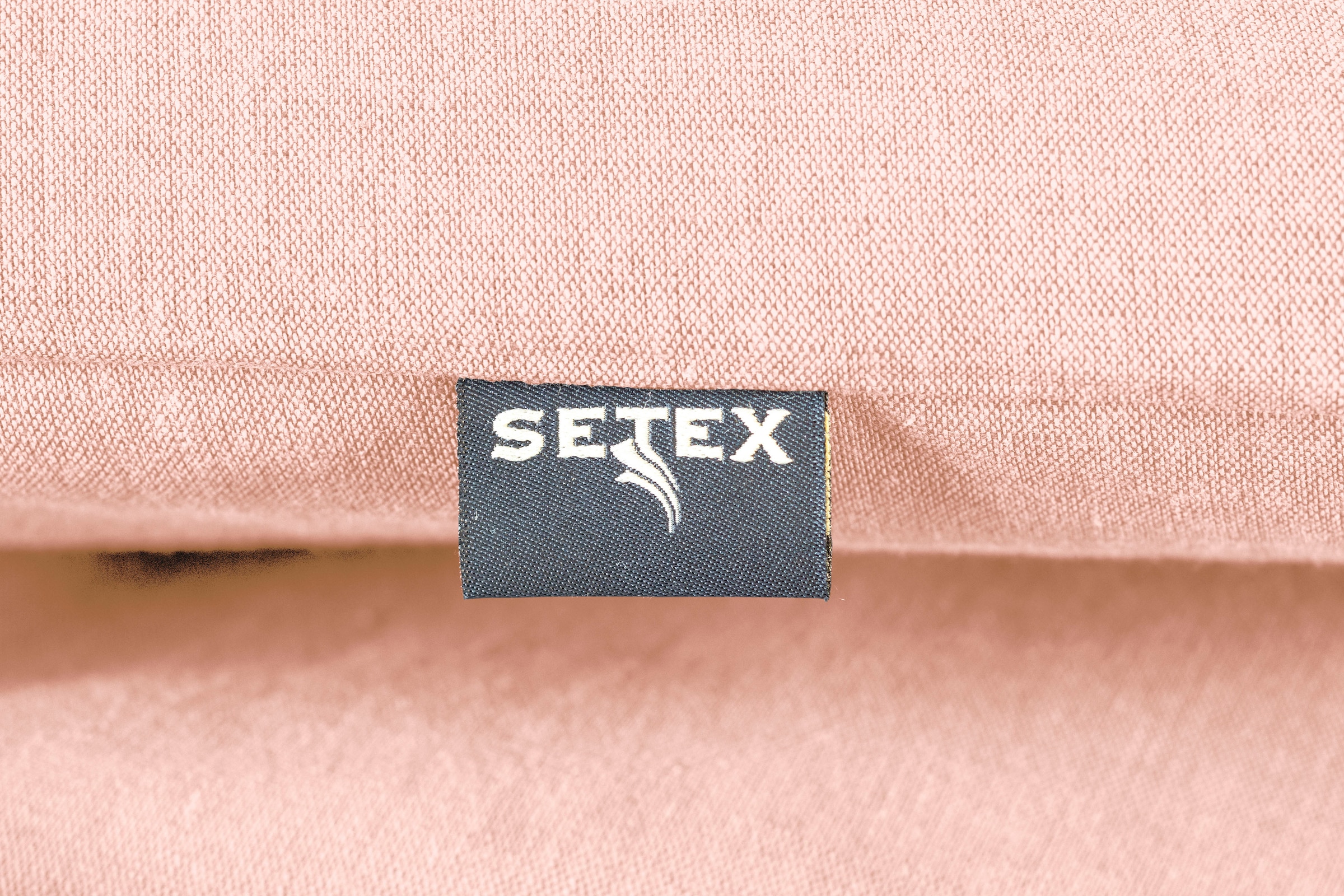 SETEX Bettwäsche »Setex Halbleinen«, (3 tlg.), Halbleinen Qualität (55% Leinen, 45% Baumwolle), mit Reissverschluss