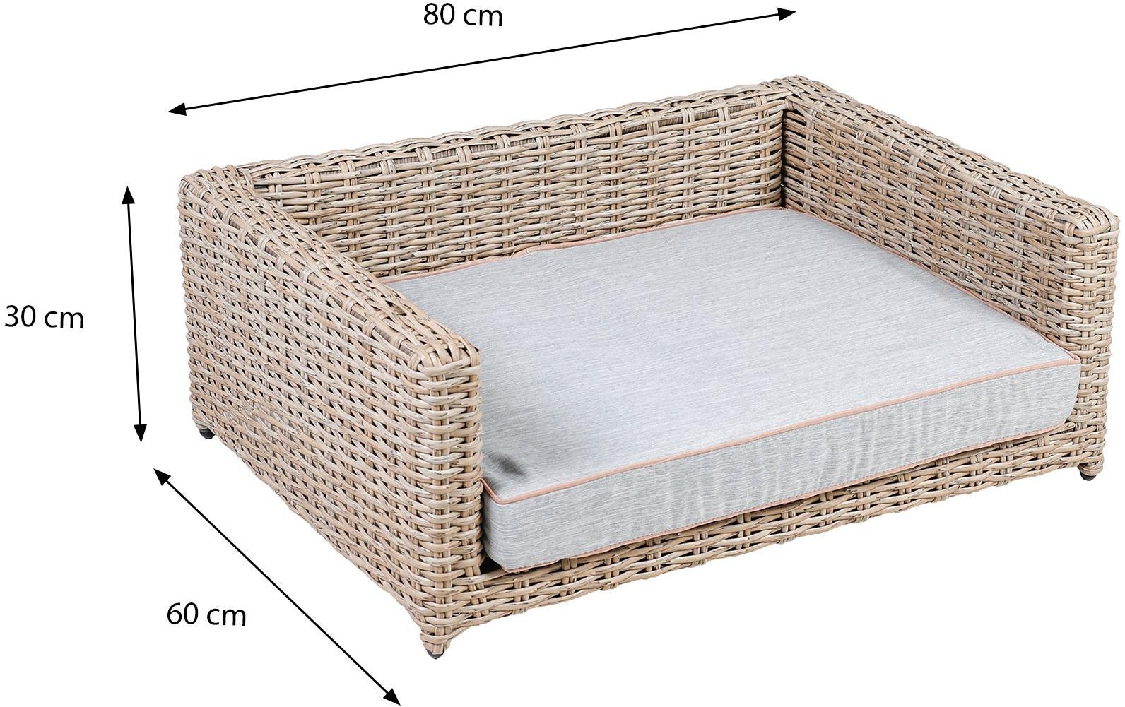 Greemotion Tiersofa »Rattan«, Polyester