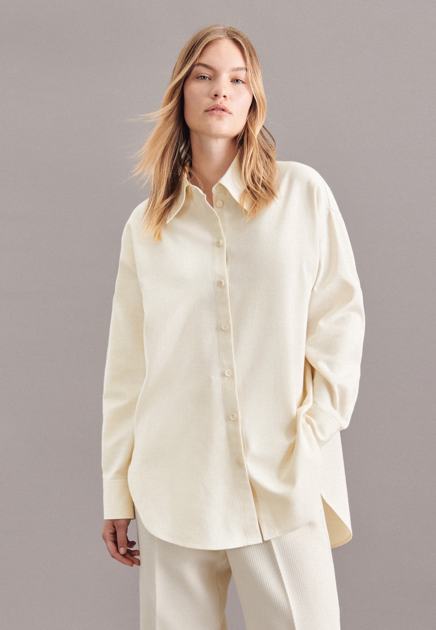 Image of seidensticker Longbluse »Schwarze Rose«, Langarm Kragen Uni bei Ackermann Versand Schweiz