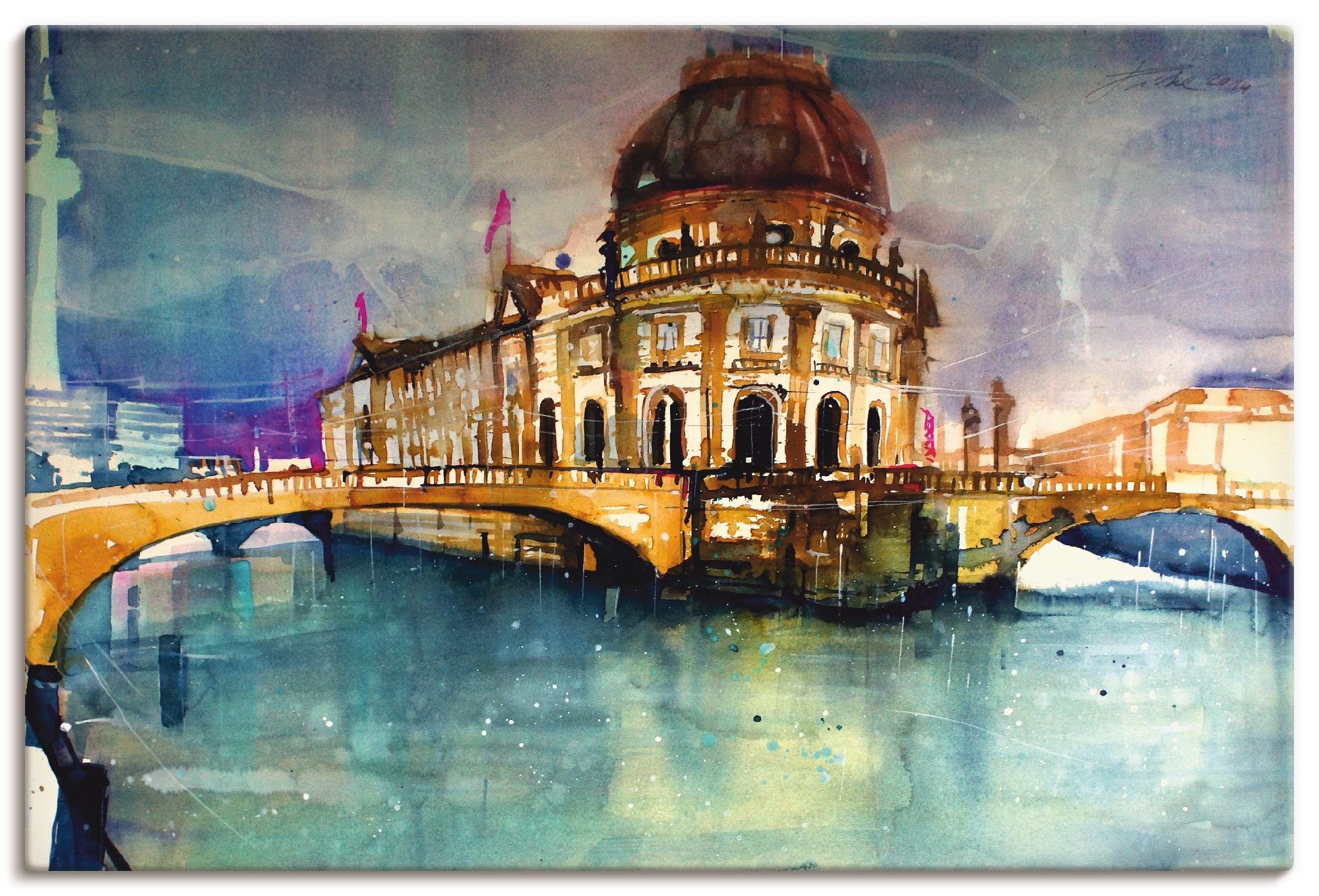 Image of Artland Wandbild »Berlin, Bodemuseum«, Deutschland, (1 St.), in vielen Grössen & Produktarten - Alubild / Outdoorbild für den Aussenbereich, Leinwandbild, Poster, Wandaufkleber / Wandtattoo auch für Badezimmer geeignet bei Ackermann Versand Schweiz