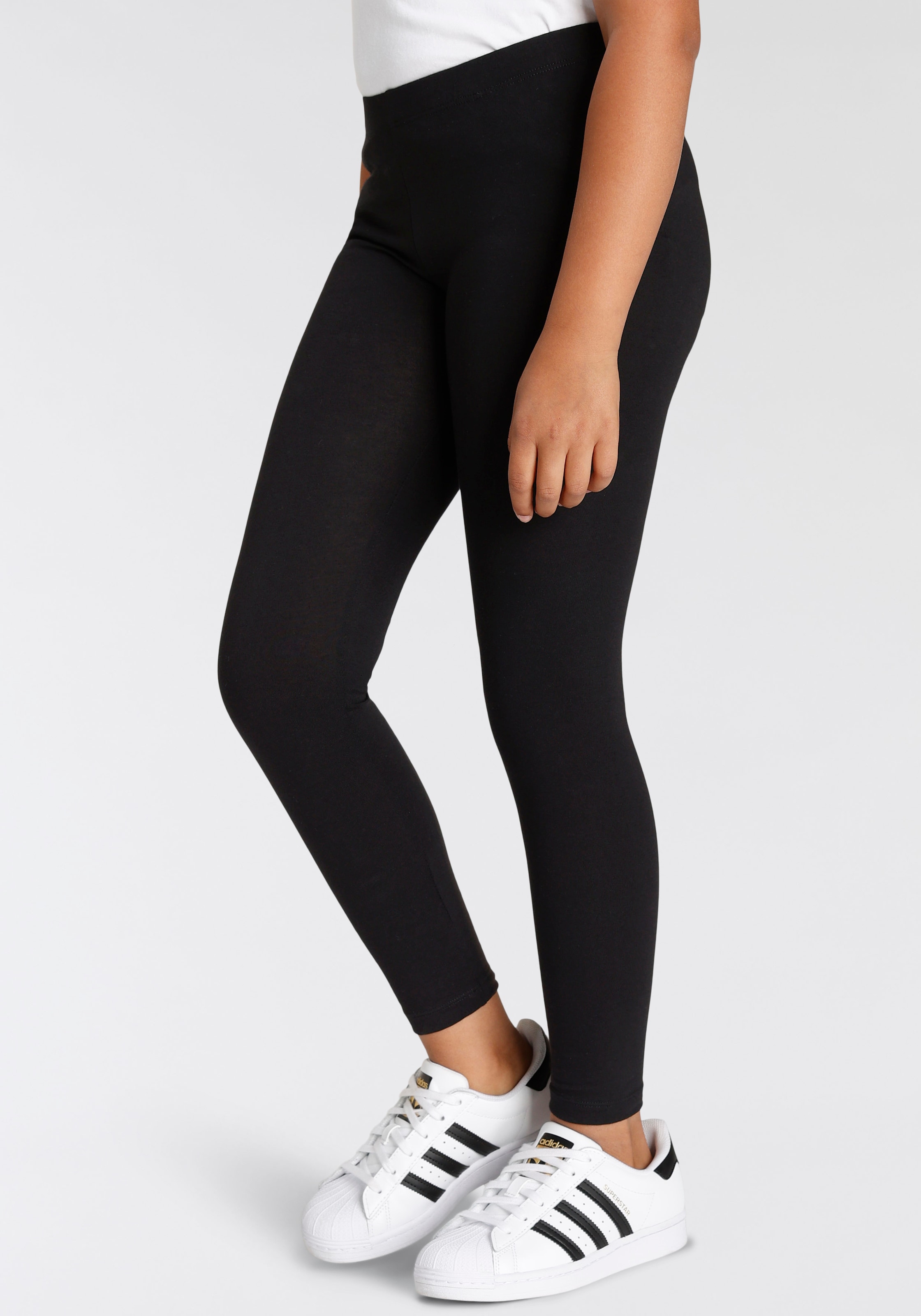 Image of KIDSWORLD Leggings "Basic Leggings für Mädchen" Must Have Basic-Leggings aus Baumwollstretch
