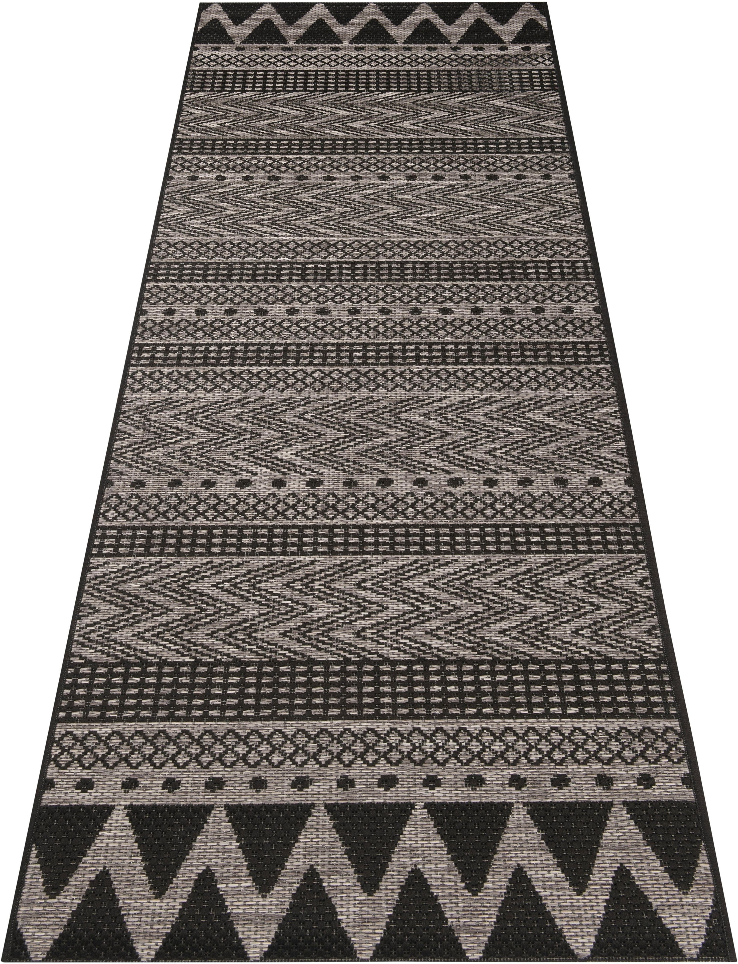 Image of NORTHRUGS Läufer »Sidon«, rechteckig, 4 mm Höhe, In-und Outdoor geeignet, Wohnzimmer, Balkon, Terrasse, Garten, Strapazierfähig und pflegeleicht, Flachgewebe bei Ackermann Versand Schweiz