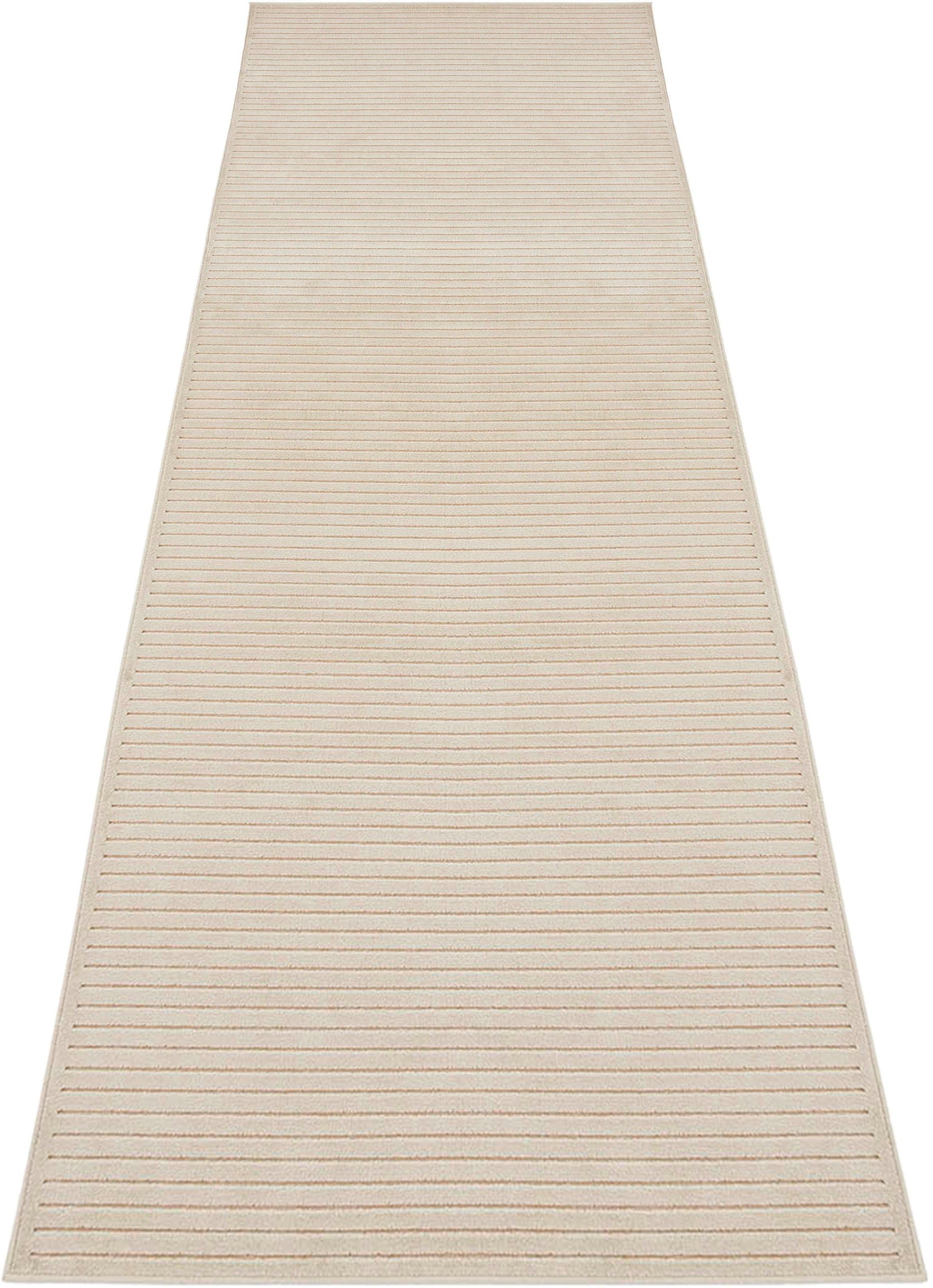 Image of MINT RUGS Läufer »Hazel«, rechteckig, 4 mm Höhe, Viskose, Relief Optik, Schlichtes Design, Hoch-Tief Struktur, Wohnzimmer, Schlafzimmer, Robust, Pflegeleicht bei Ackermann Versand Schweiz