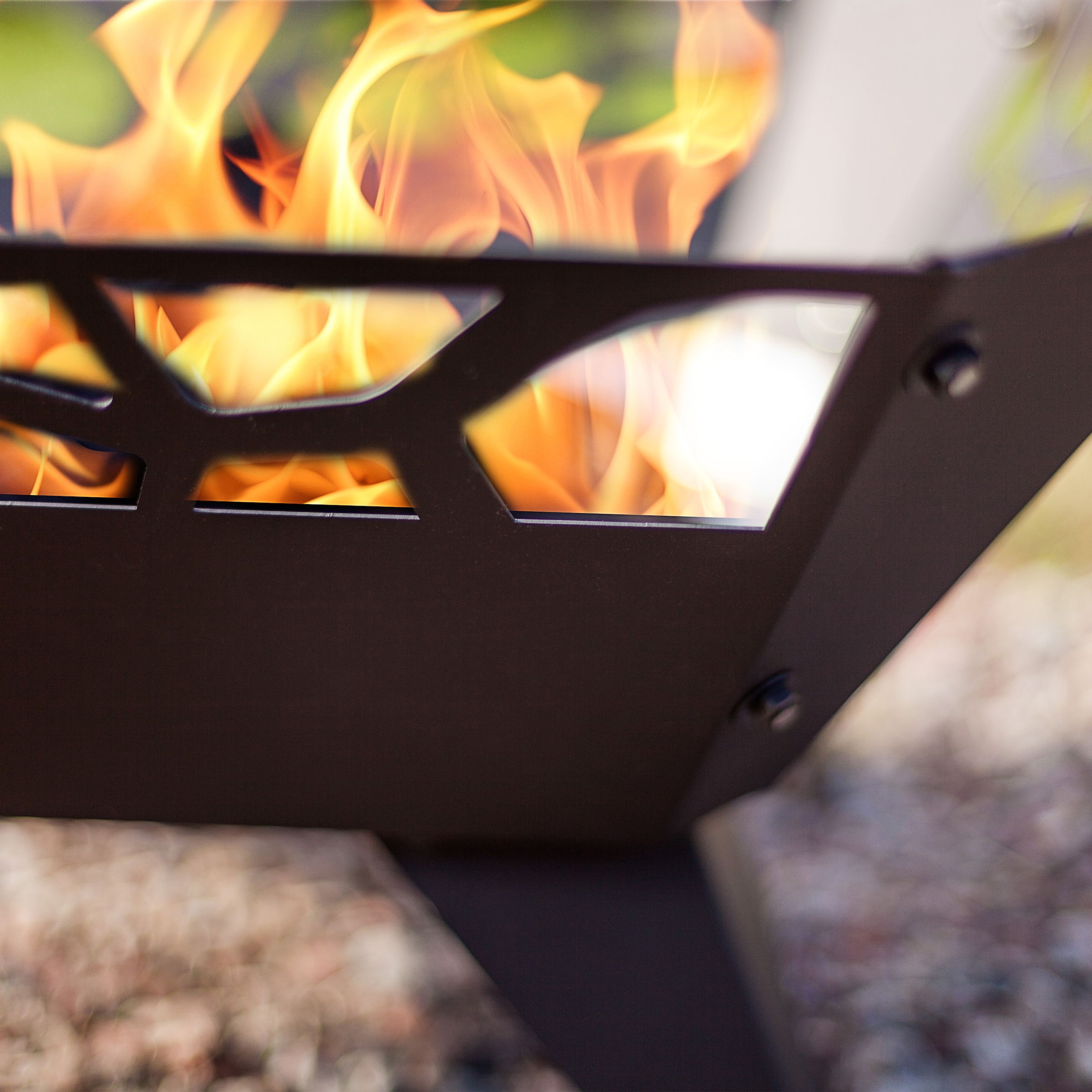 dobar Plaque à feu »Design« BxLxH: 51,5x51,5x30 cm