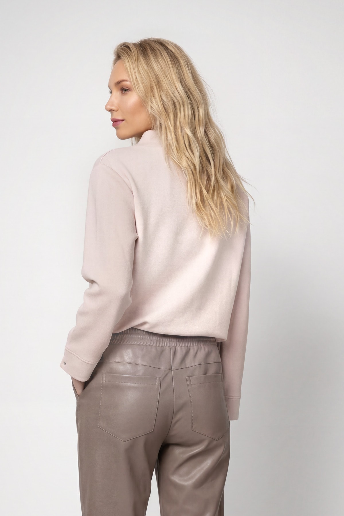 Monari Sweat-shirt »Sweatshirt Basic Sweat«, coupe régulière avec col montant

