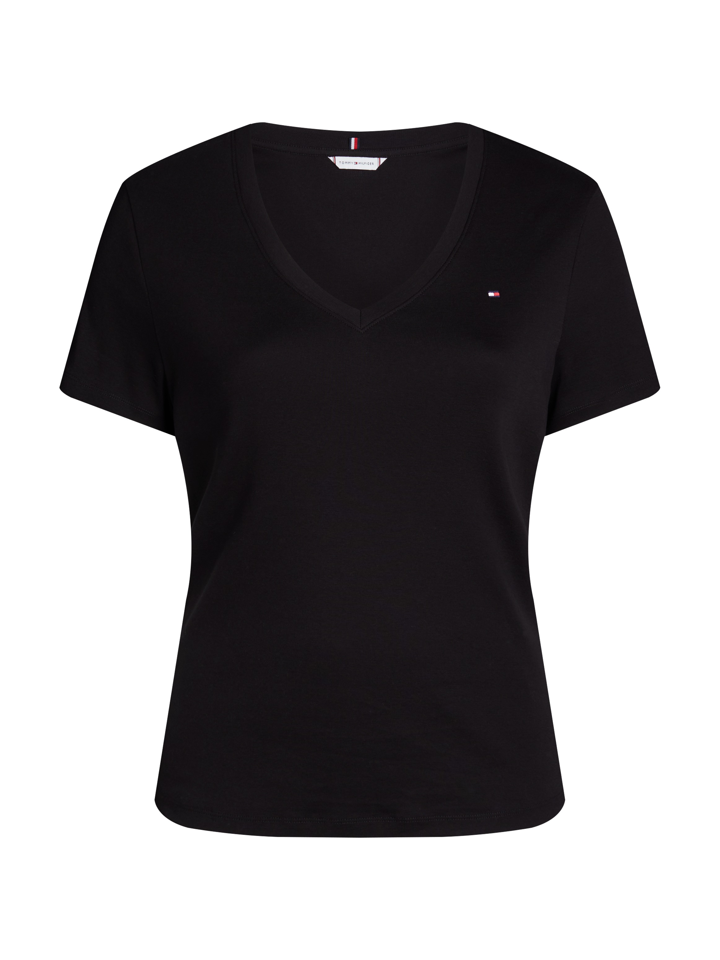 Tommy Hilfiger Curve V-Shirt »CRV SLIM CODY V-NK SS«, in Grossen Grössen